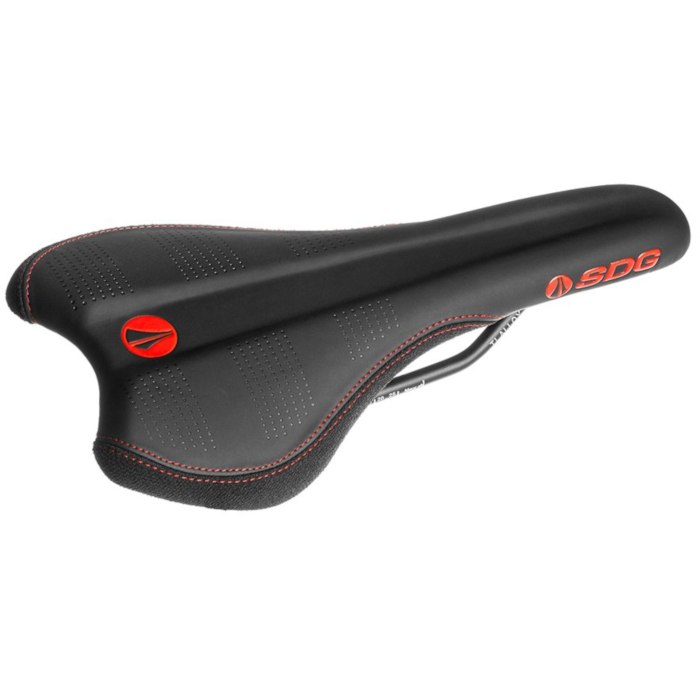 SDG Radar MTN CroMo Saddle - black/red