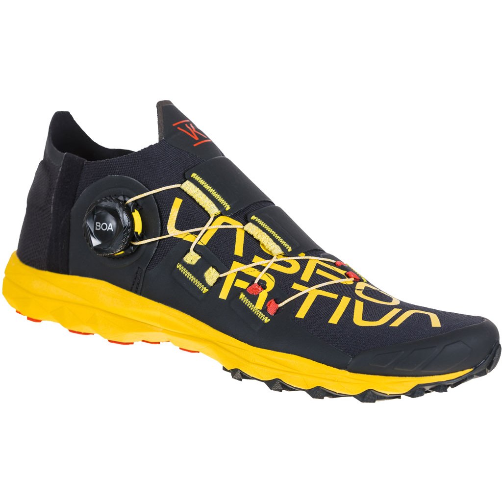 Image of La Sportiva VK Boa Running Shoes Men - Black/Yellow