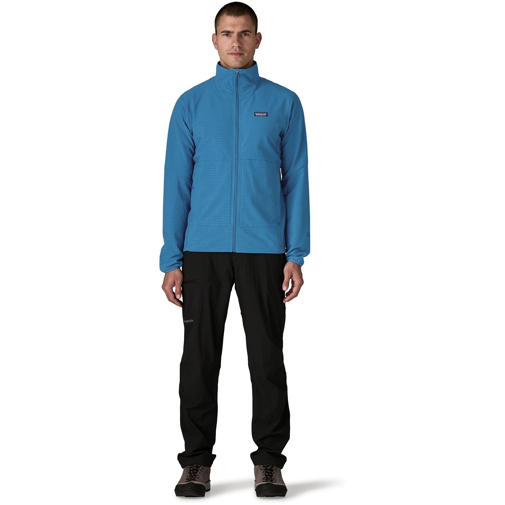 Patagonia R1 TechFace Fleece Jacket Men - Black | BIKE24