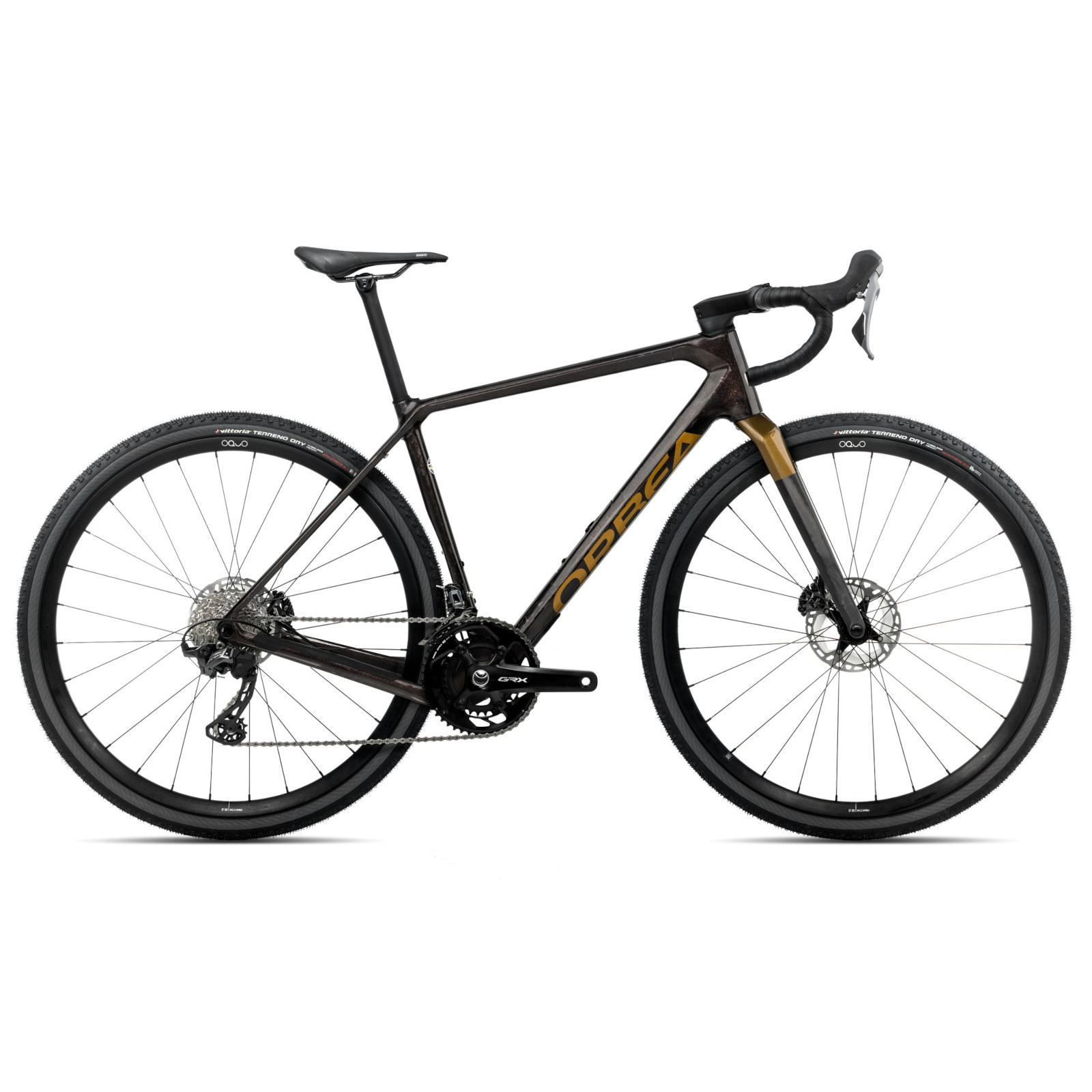 Bild von Orbea TERRA M20TEAM - Gravel Bike - 2025 - Cosmic Carbon - Olive Green (gloss)