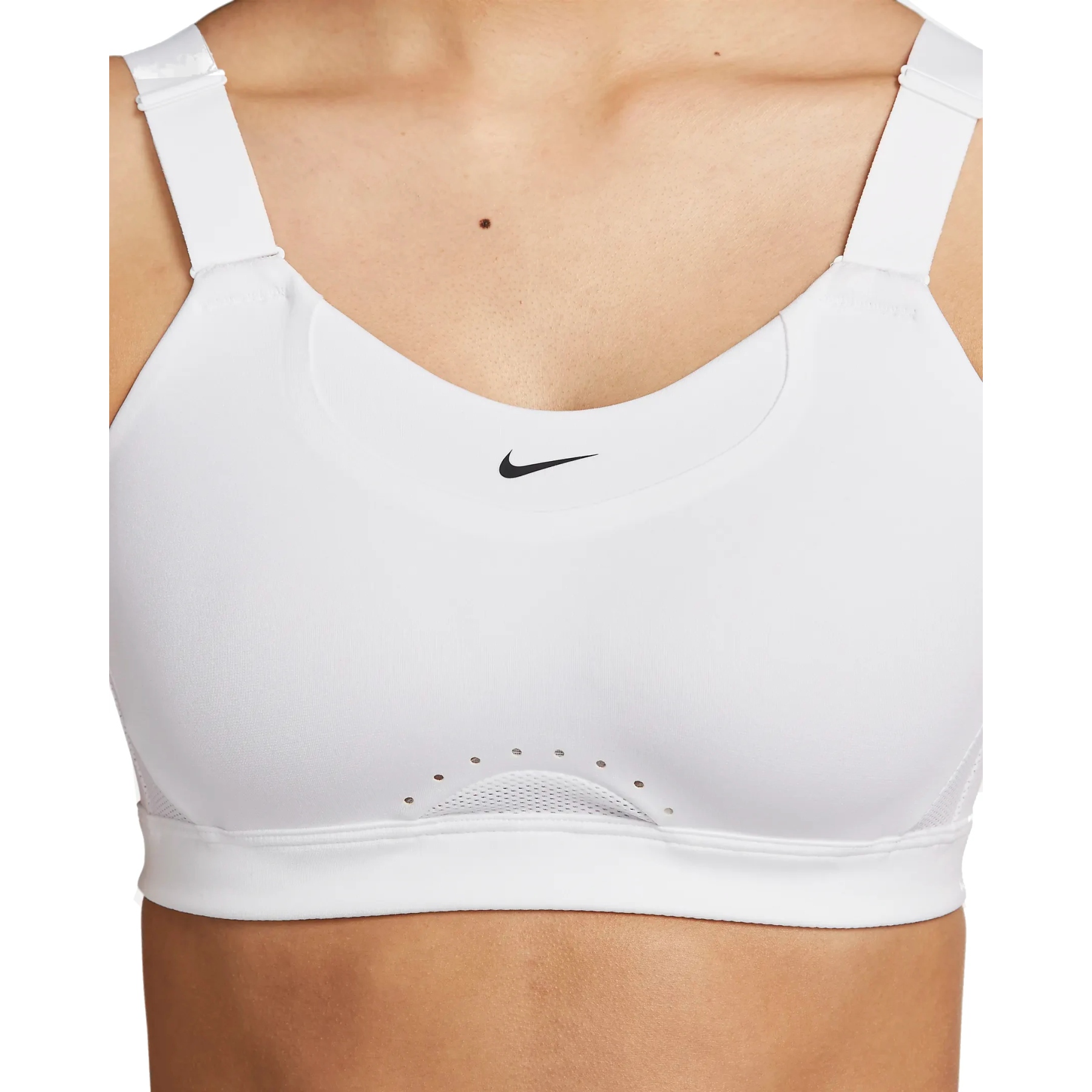Nike Alpha Dri-FIT High-Support Padded Sports Bra Women - Cup A-C - white/ white/stone mauve/black DD0430-100