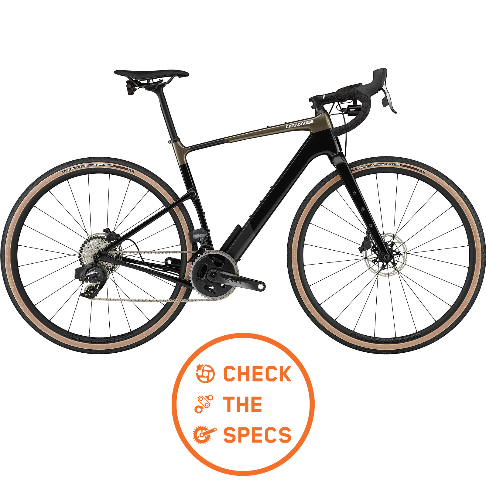 Picture of Cannondale TOPSTONE Carbon 1 RLE - SRAM Force AXS - Gravelbike - 2023 - black pearl A01