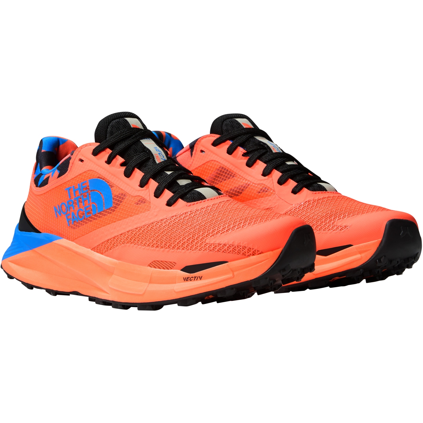 Picture of The North Face VECTIV™ Enduris III Athlete Trail Running Shoes Women - Solar Coral/Optic Blue