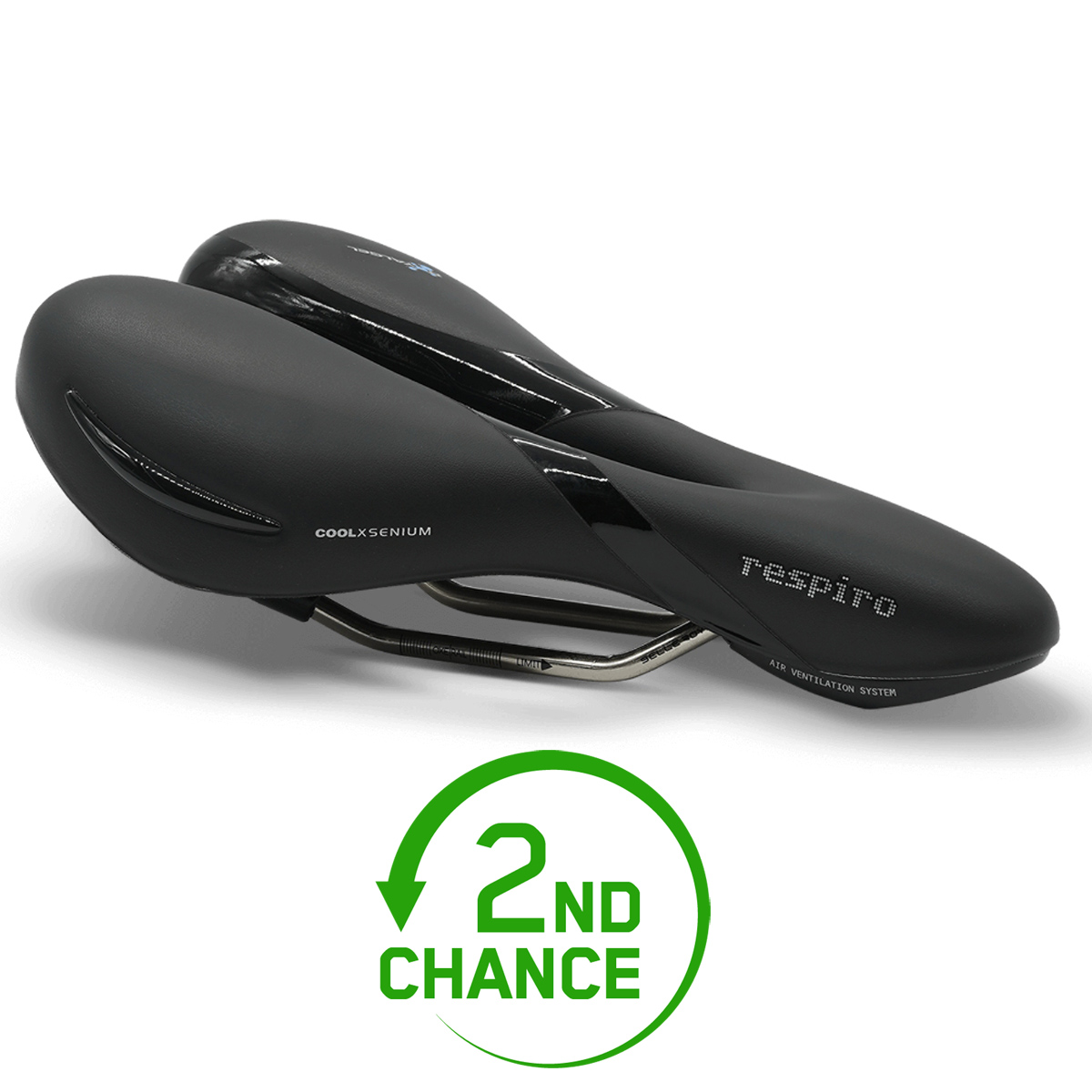 Picture of Selle Royal Respiro Moderate Journey Saddle - black - 2nd Choice