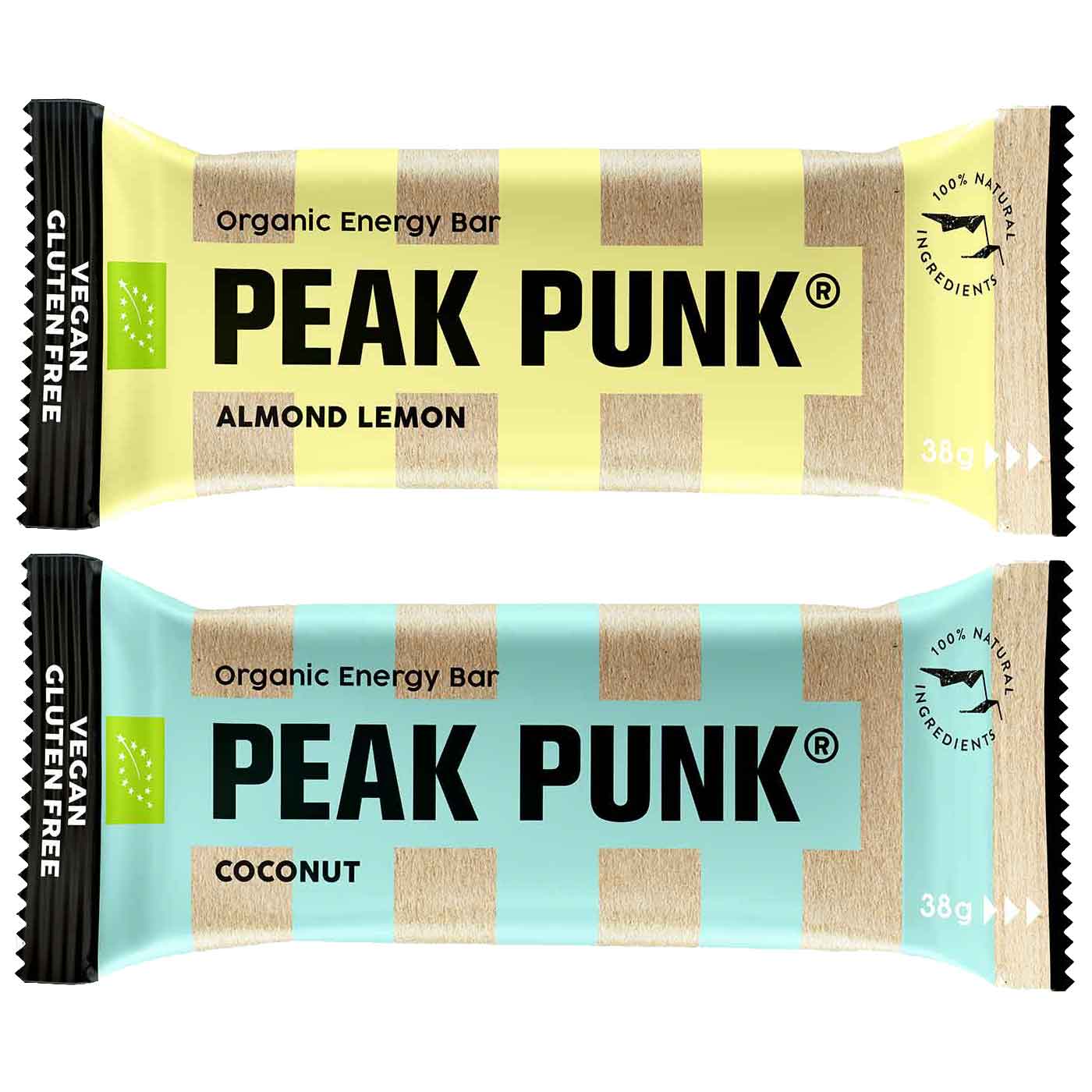 Productfoto van Peak Punk ORGANIC Energy Bar with Carbohydrates - 38g