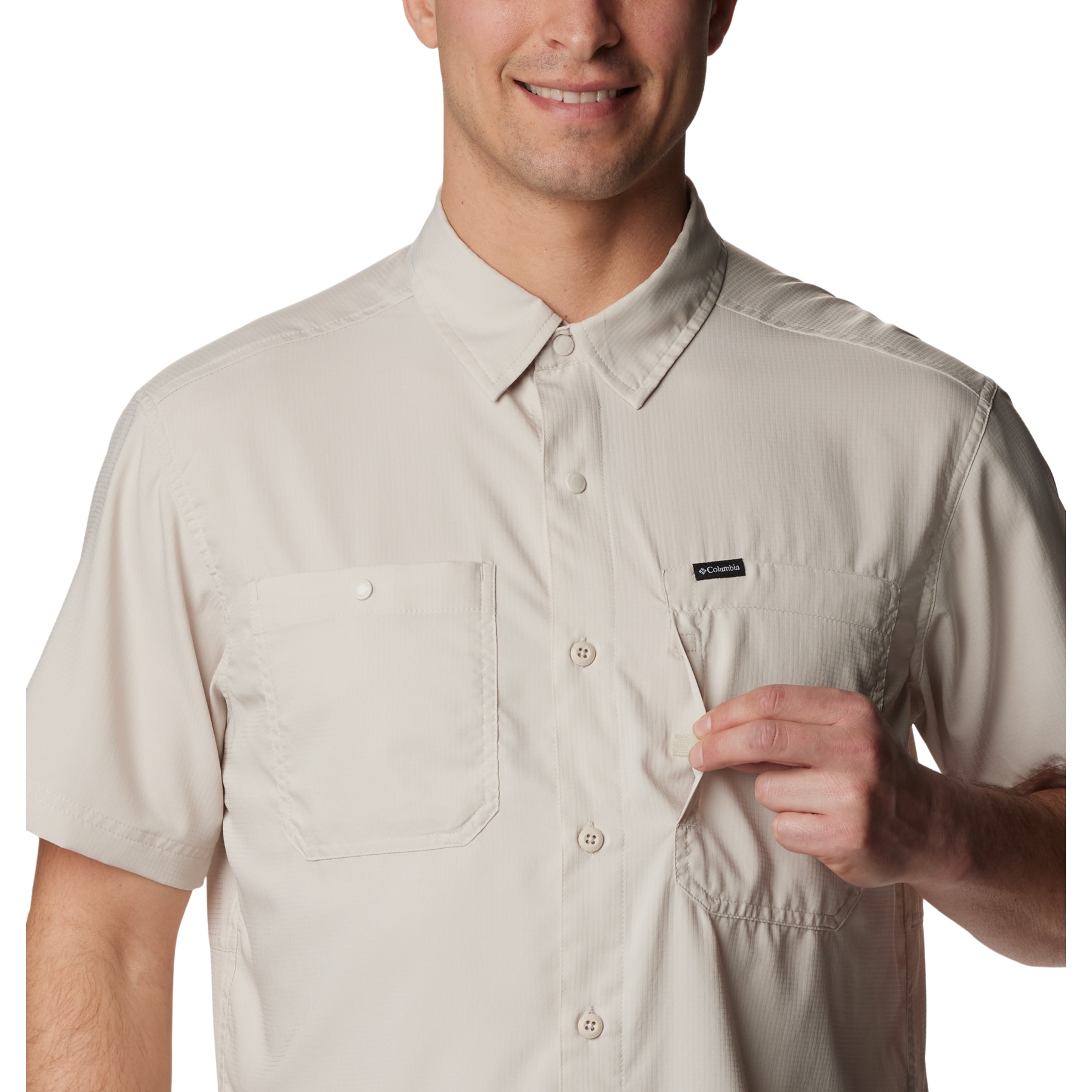 Chemise Columbia Omni-Shade Homme - Manches Longues - Taille M - Verte à Carreaux