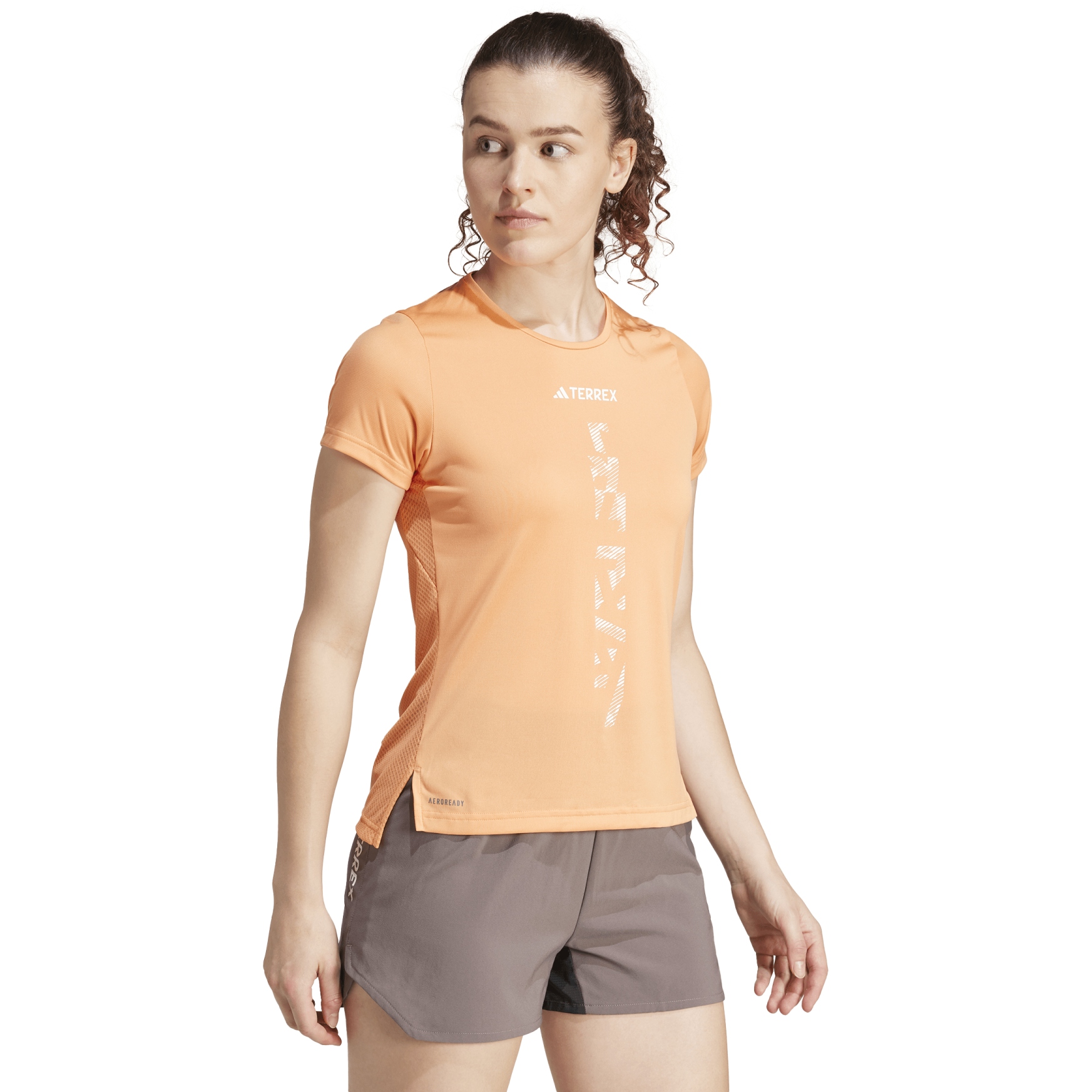 Produktbild von adidas TERREX Agravic Trail Running T-Shirt Damen - amber tint IP4824