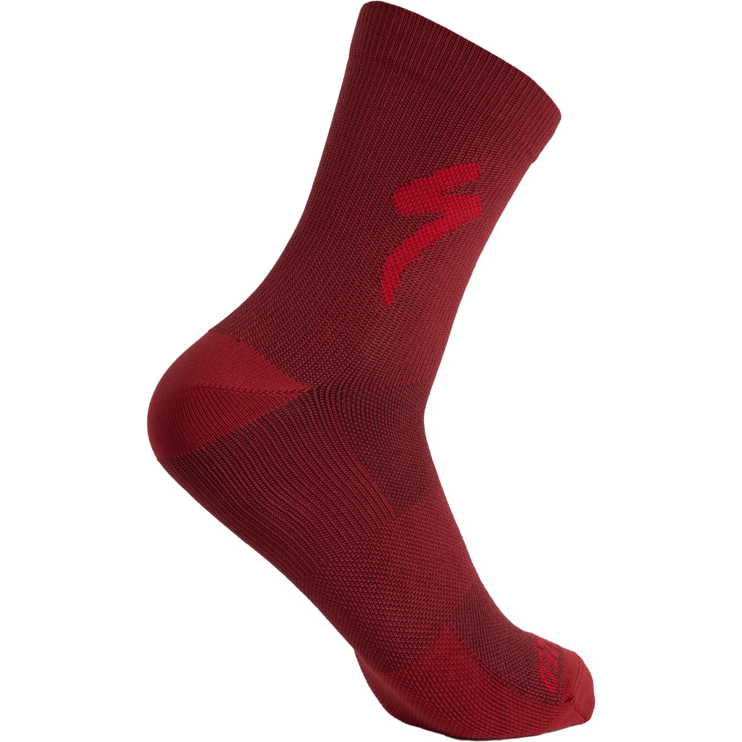 Picture of Specialized Soft Air Mid Logo Socks - garnet red