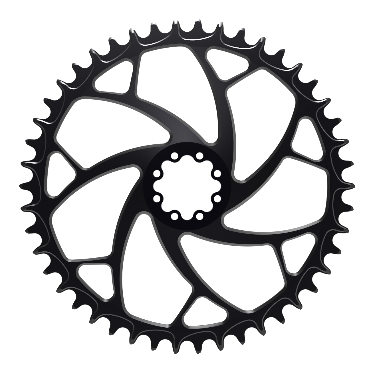 Image of Alugear ELM Narrow Wide Road / Gravel Chainring - for 1x SRAM 8-Bolt Direct Mount