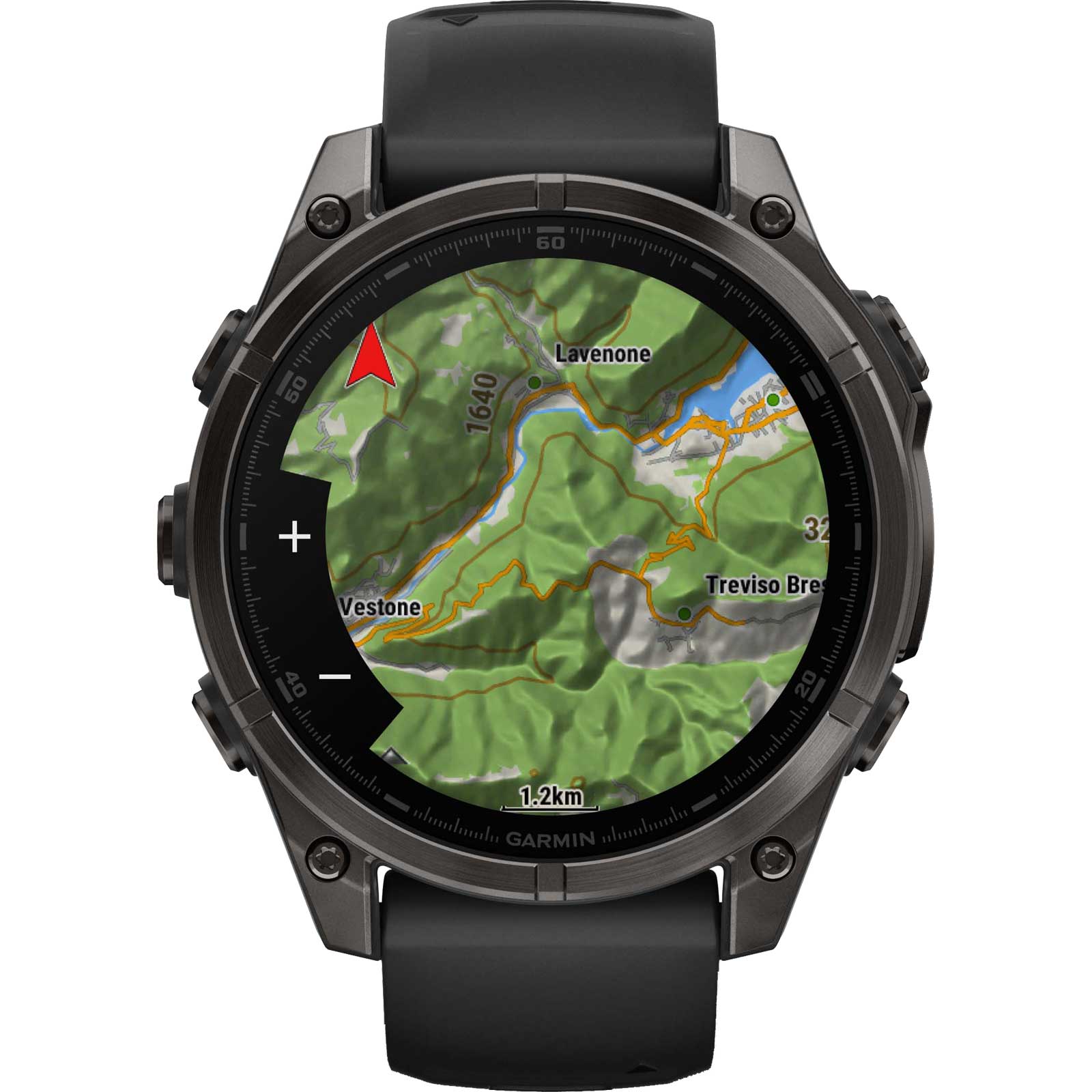 Garmin fenix 8 AMOLED Sapphire GPS Smartwatch 47mm Black Carbon Gray Titanium DLC