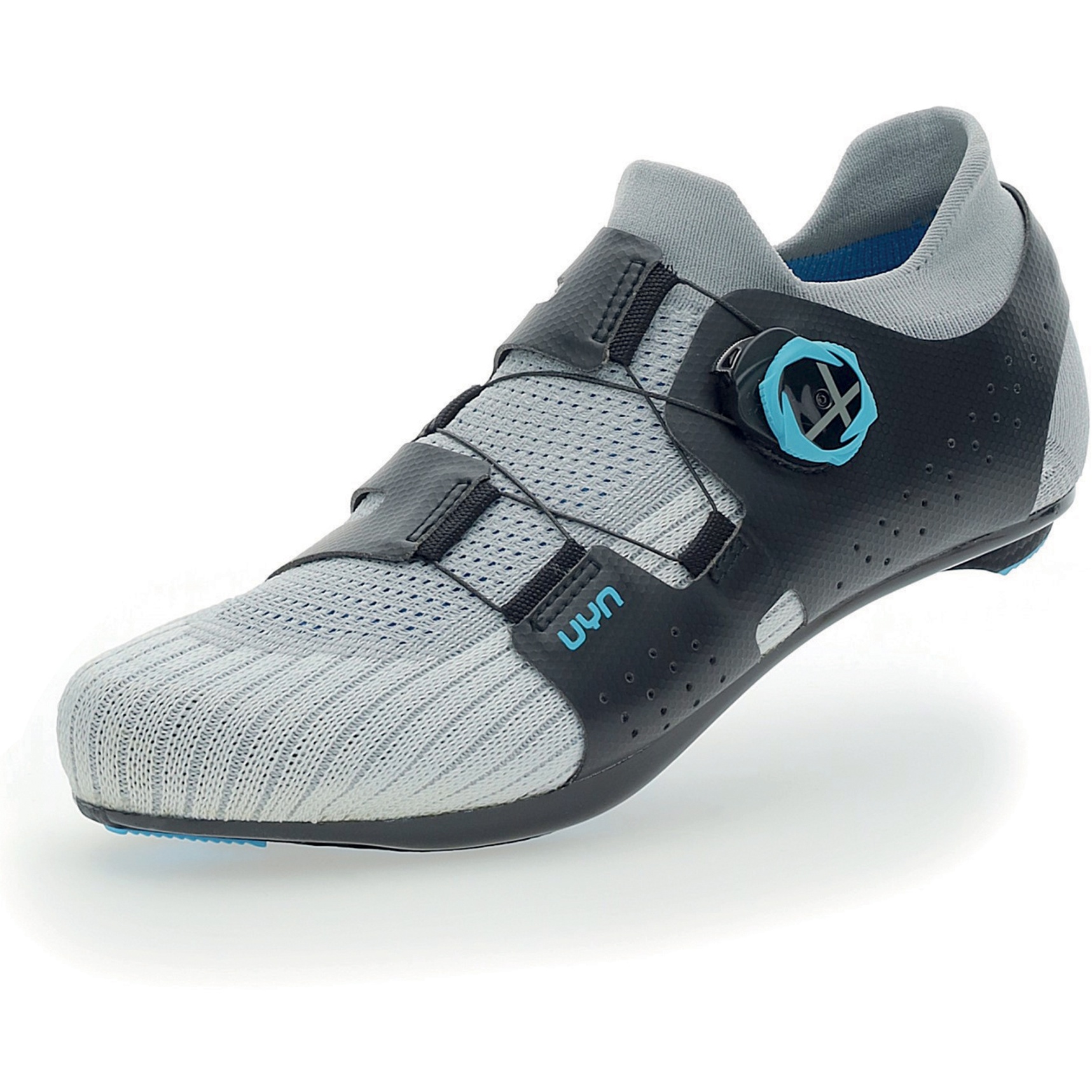 Picture of UYN Naked Full-Carbon Road Bike Shoes - Silver/Blue - 2nd Choice