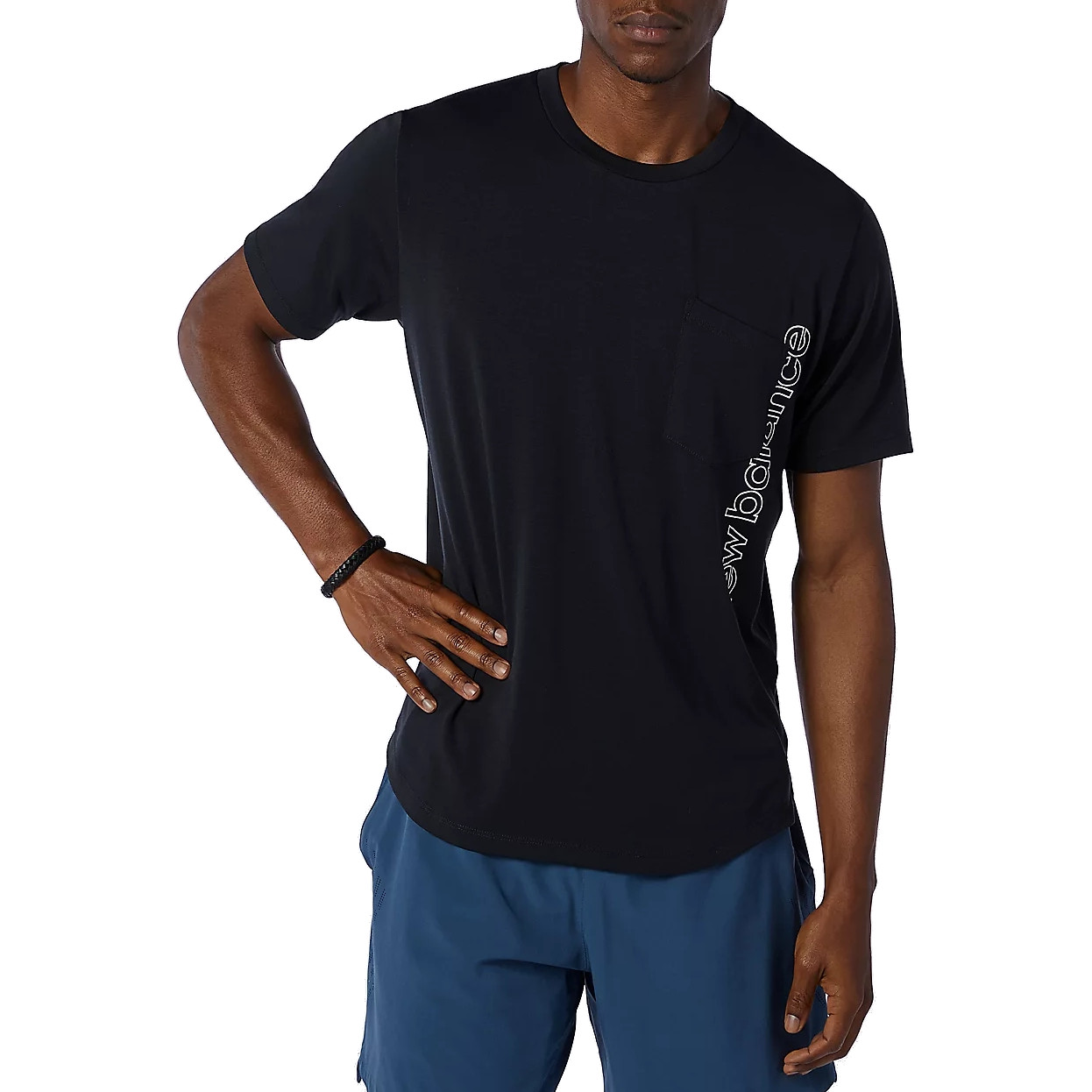 Picture of New Balance Fortitech Pocket T-Shirt - Black