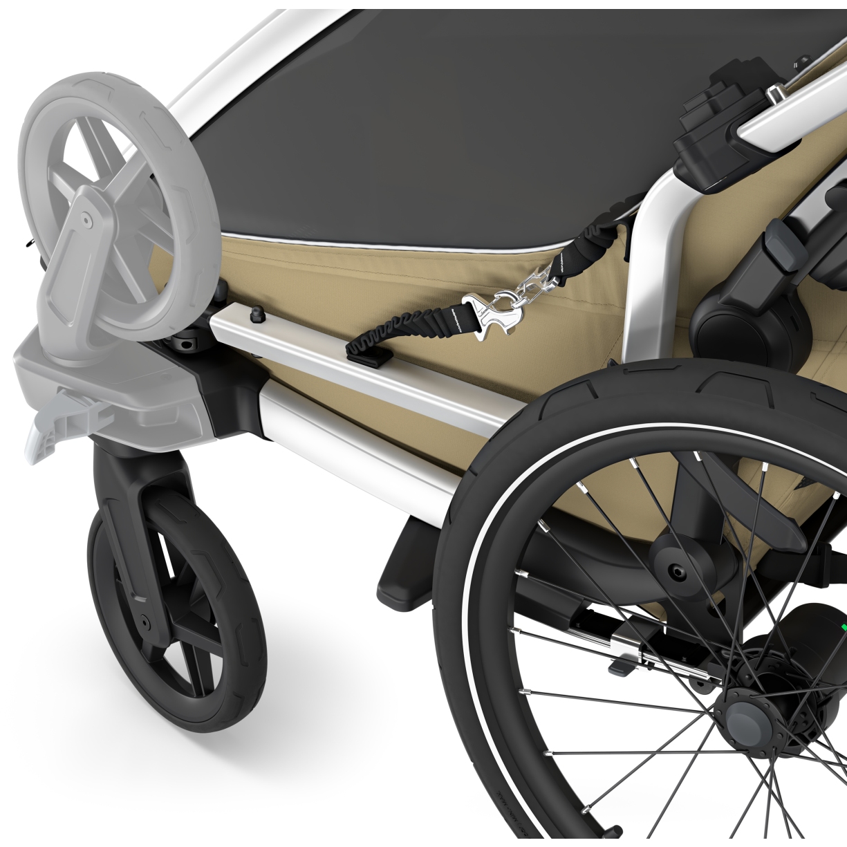 Thule Chariot Cross 2 – Remorque de vélo double & poussette