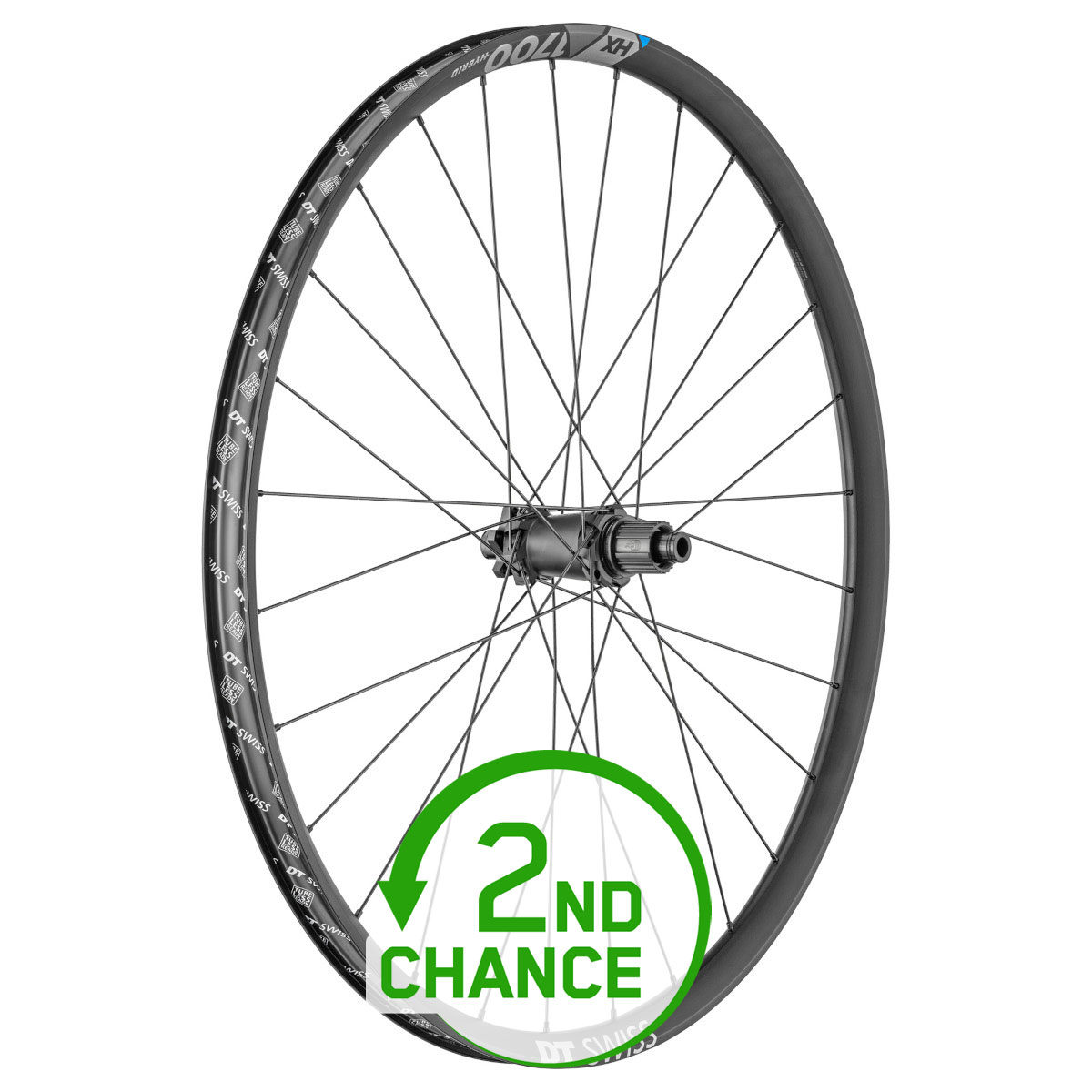 Picture of DT Swiss HX 1700 SPLINE Rear Wheel - 29&quot; | 30mm | Clincher | 6-Bolt - 12x148mm Boost - black - 2nd Choice
