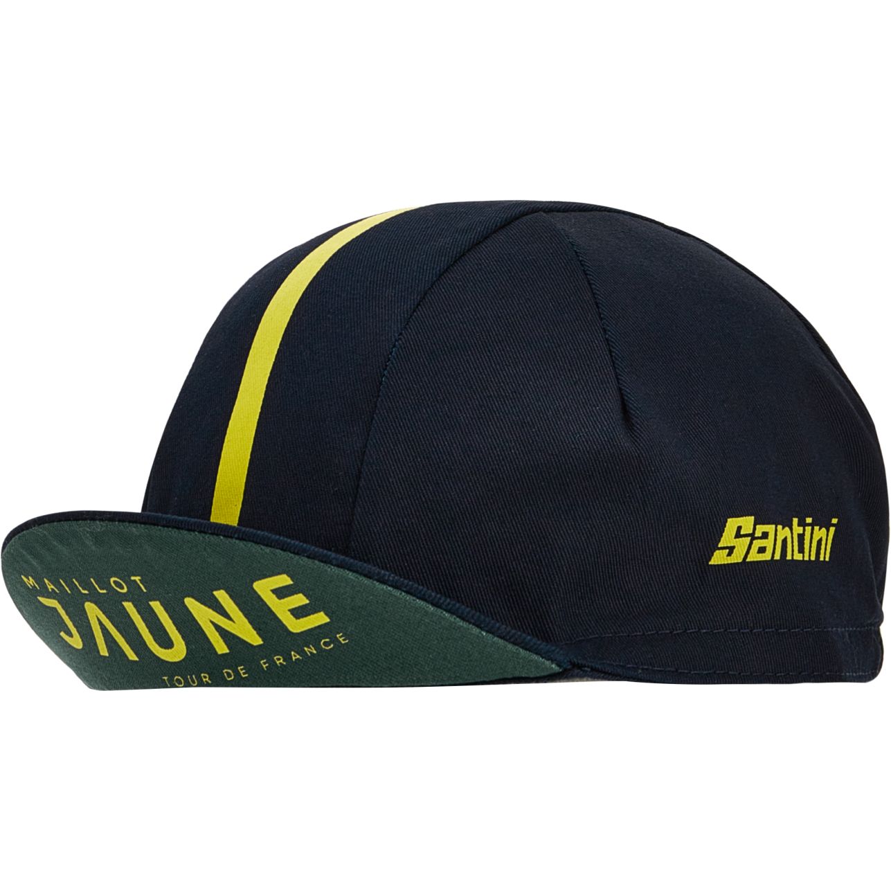 Photo produit de Santini Casquette Cyclisme - Le Maillot Jaune Cycling Cap Tour de France™ 2024 Collection - MJ460COTALLEZ - print