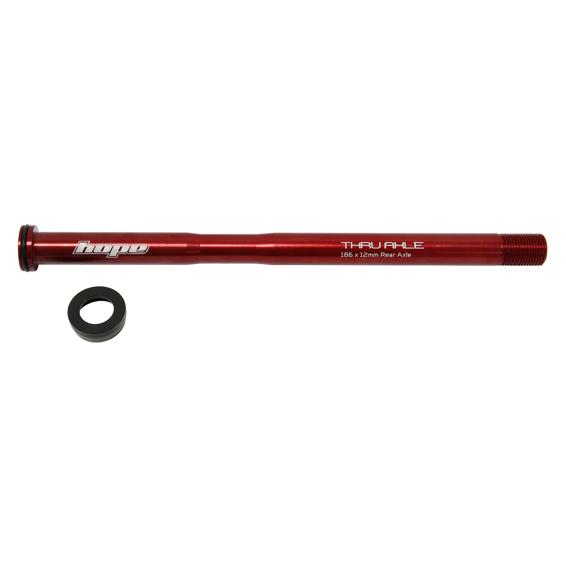 Produktbild von Hope Steckachse für SRAM UDH Ausfallenden | 12x148mm Boost | 186 mm - rot