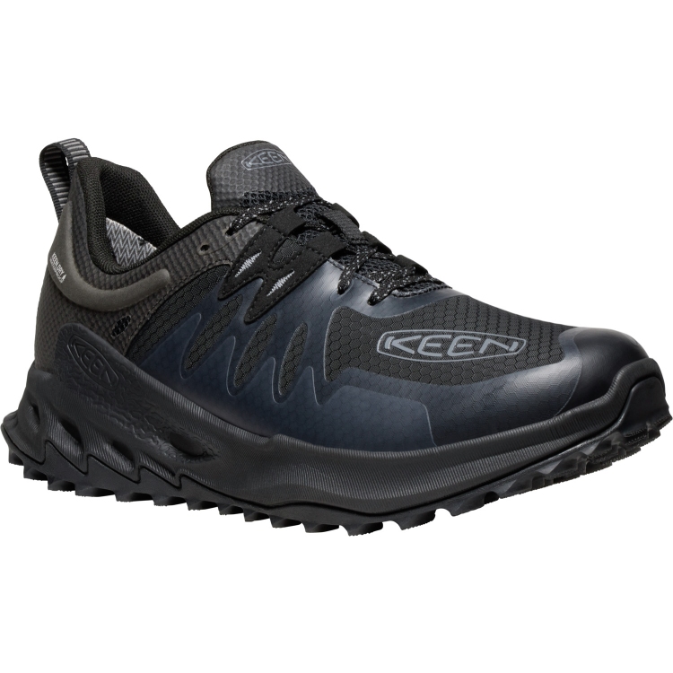 KEEN Zionic Waterproof Hiking Shoes Men Black/Steel Grey BIKE24