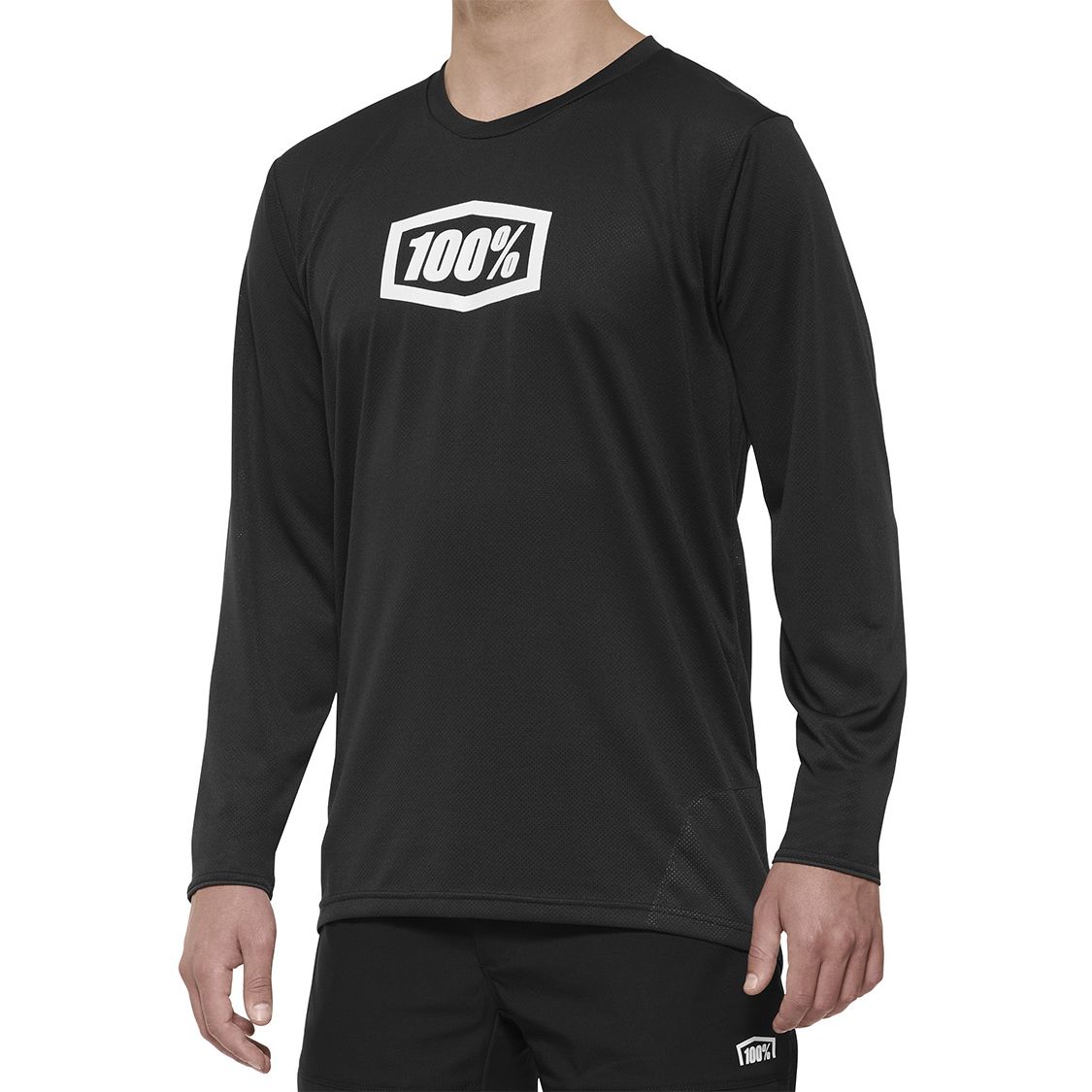 Photo produit de 100% Maillot à Manche Longues Homme - Ridecamp - noir