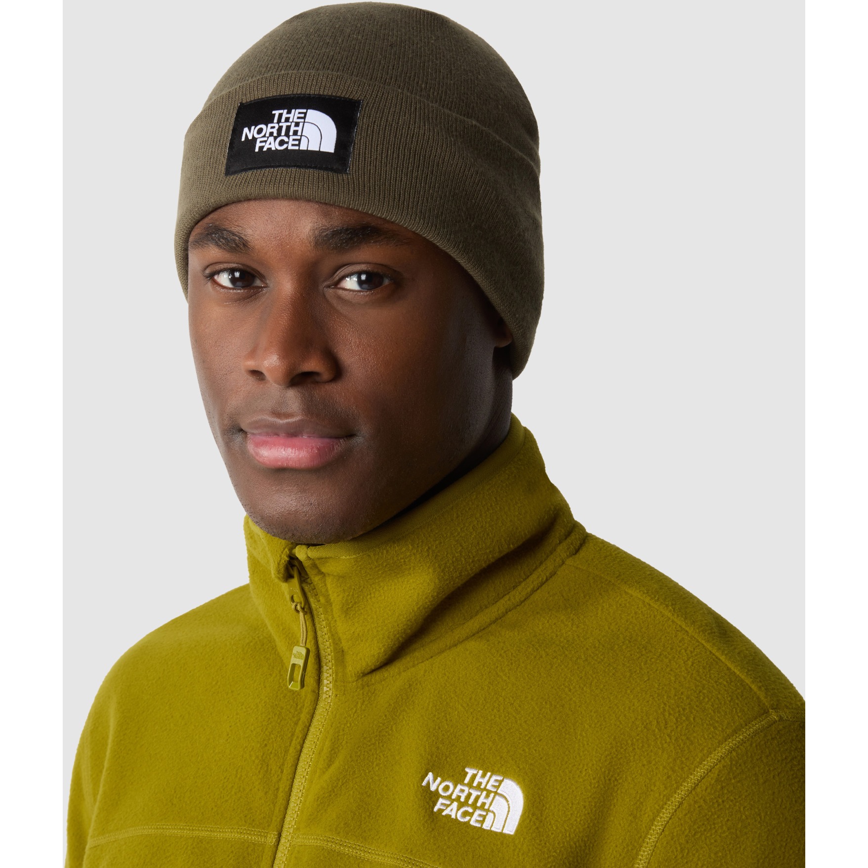 The North Face Dock Worker Recycled Beanie New Taupe Green BIKE24