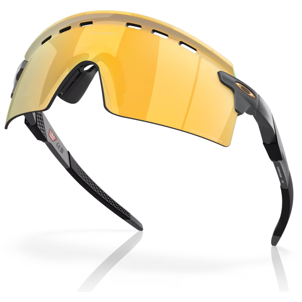 Oakley Encoder Strike Brille - Matte Carbon/Prizm 24K - OO9235 