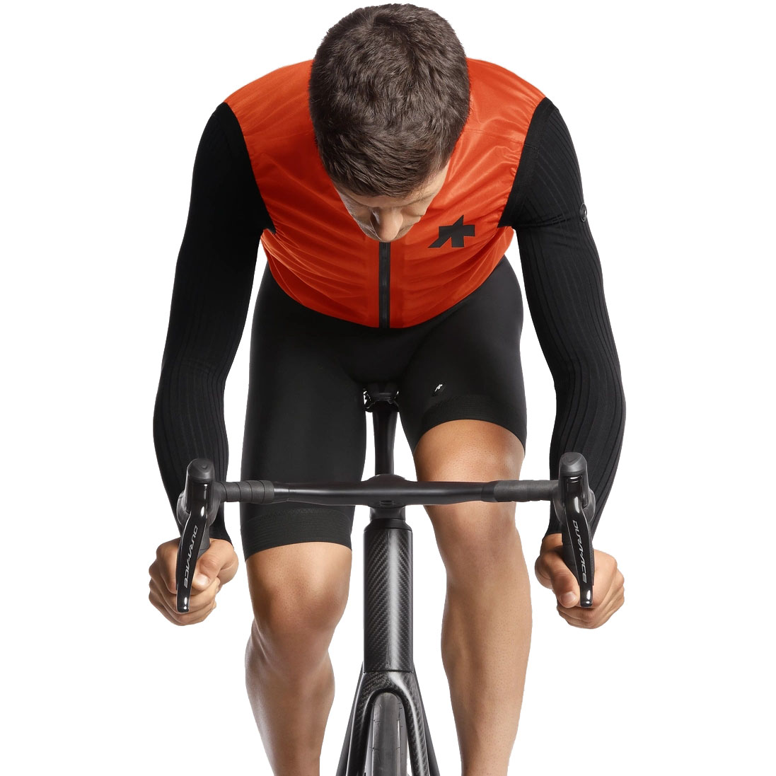 ASSOS EQUIPE RS RAIN VEST S9 オレンジ　S EQUIPE RS Rain Vest S9, Propeller Orange » ASSOS Of Switzerland