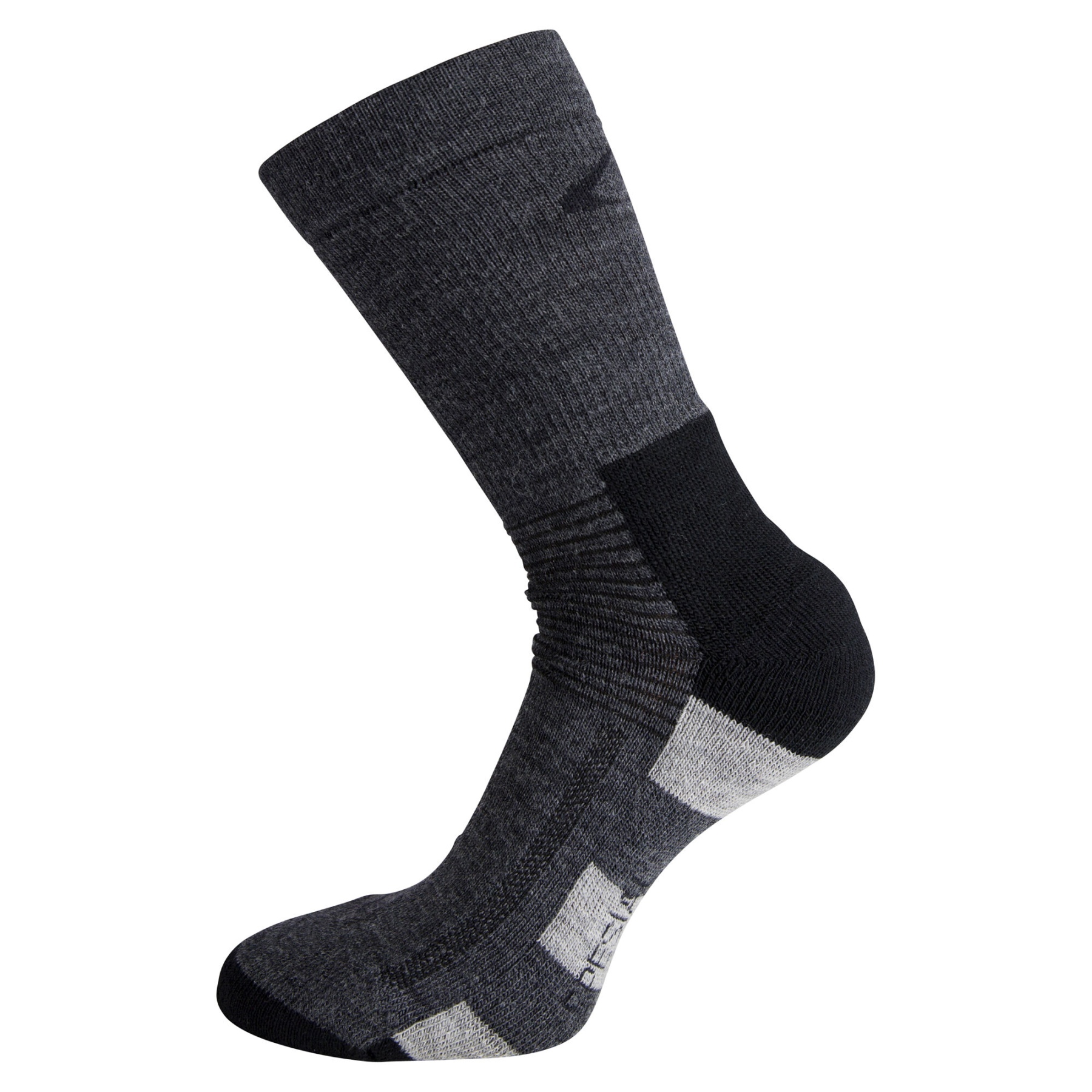 Image of Ulvang Spesial Socks - Charcoal Melange/Black Multistripe