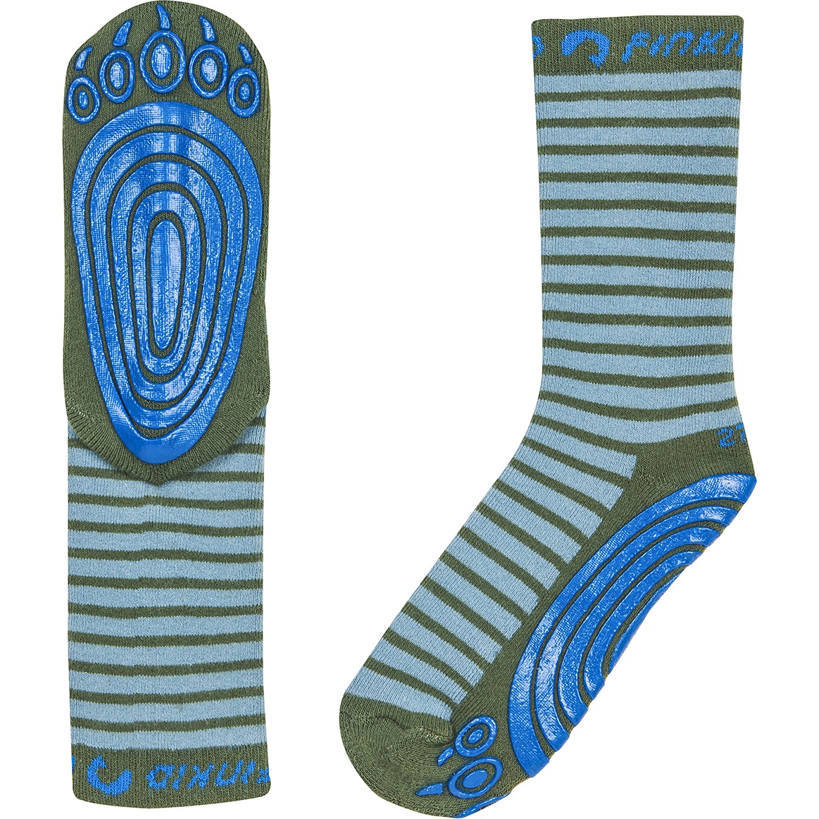 Produktbild von Finkid TAPSUT Socken Kinder - smoke blue/bronze green