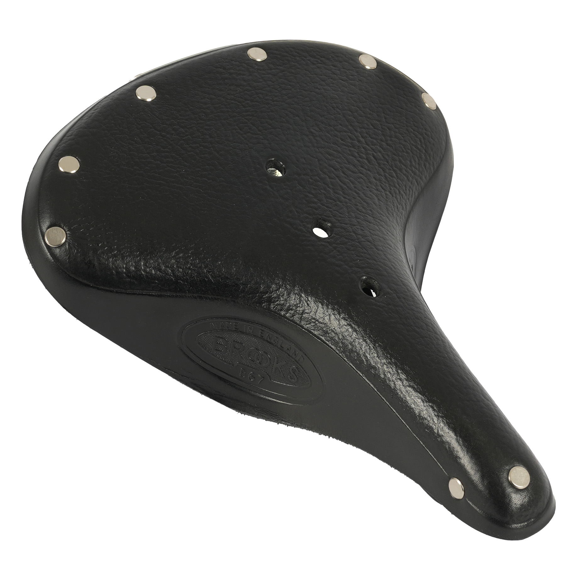 Brooks B67 Bend Leather Saddle - black | BIKE24