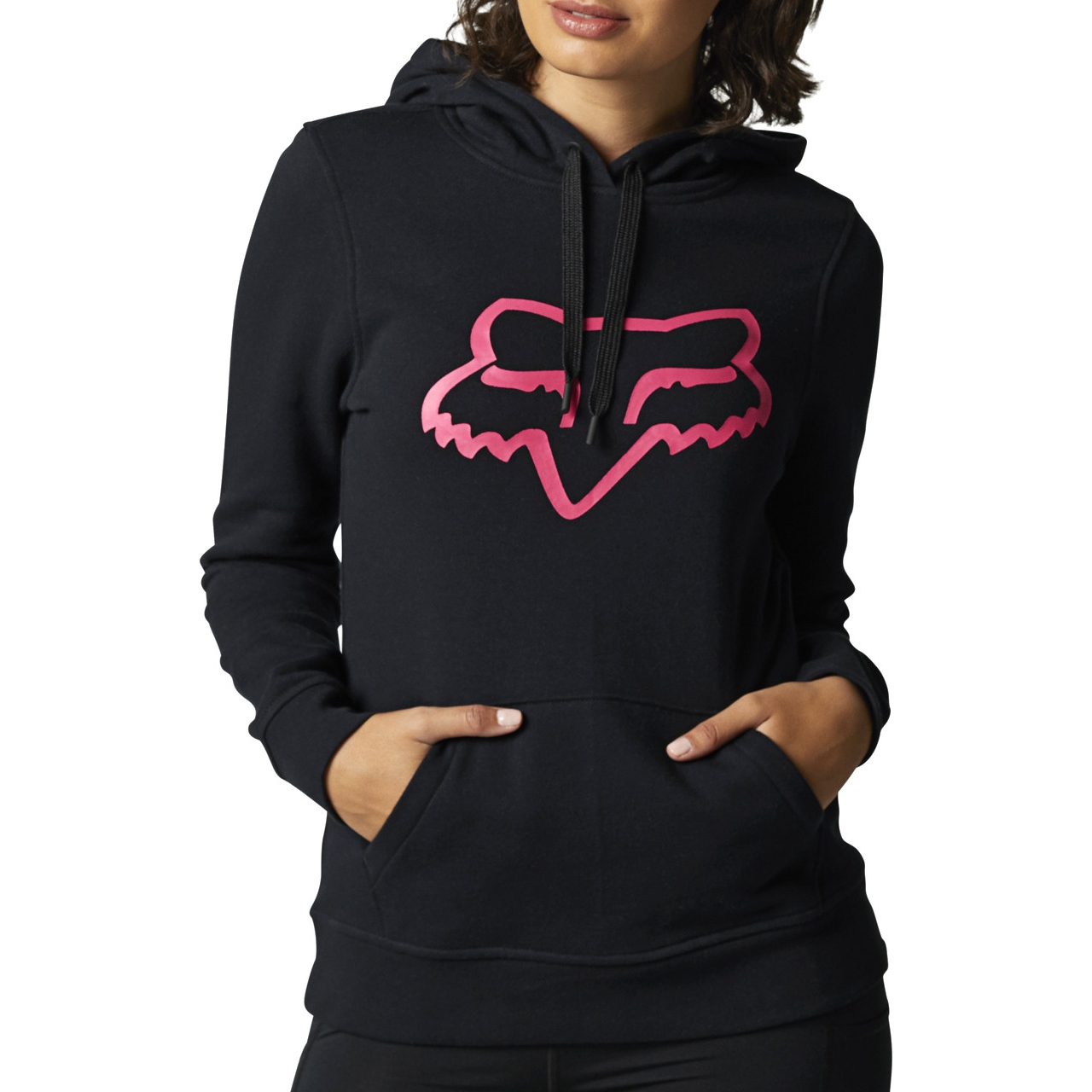 Produktbild von FOX Boundary Fleece Damenpullover - schwarz/pink