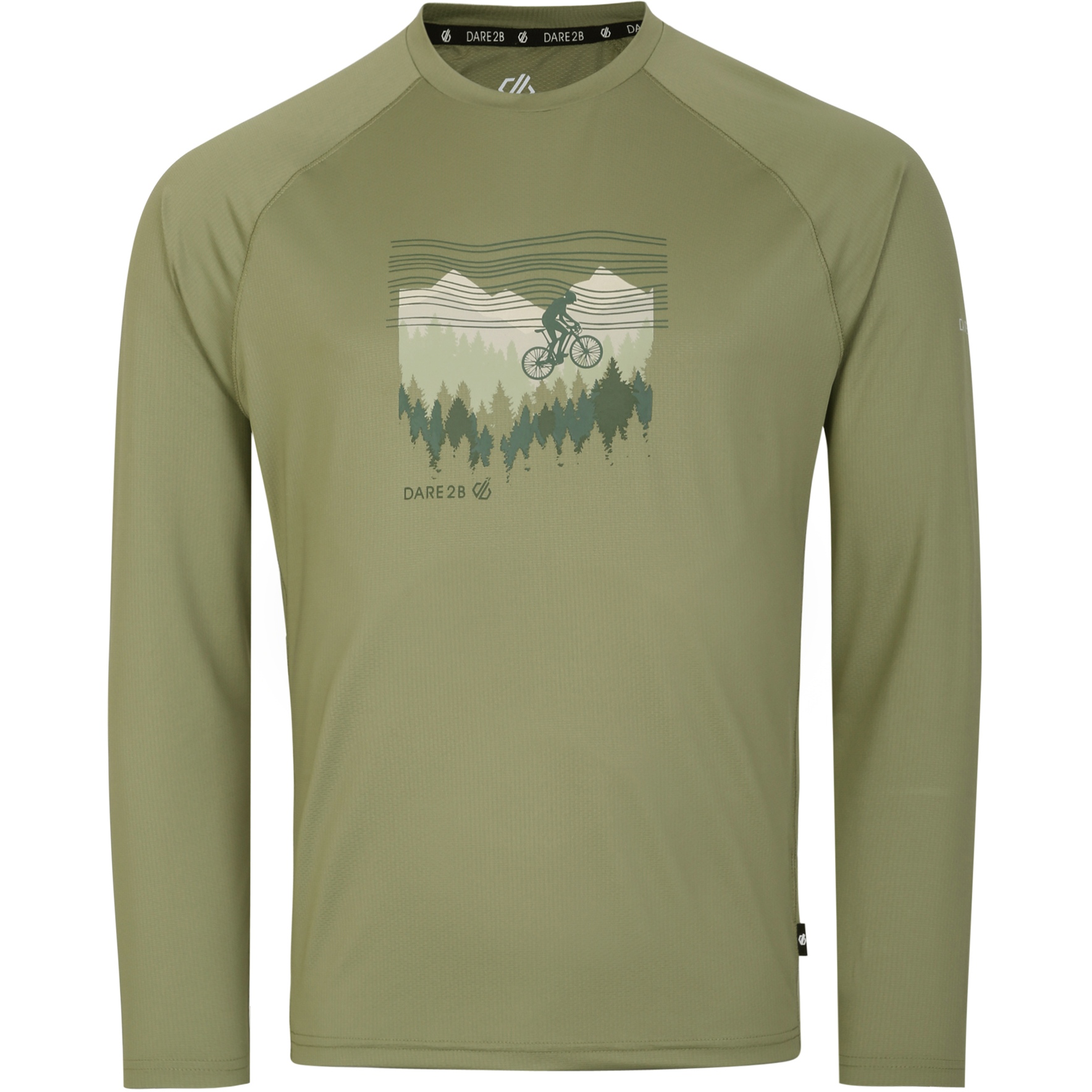 Picture of Dare 2b Righteous III Long Sleeve Tee - F2D Oil Green