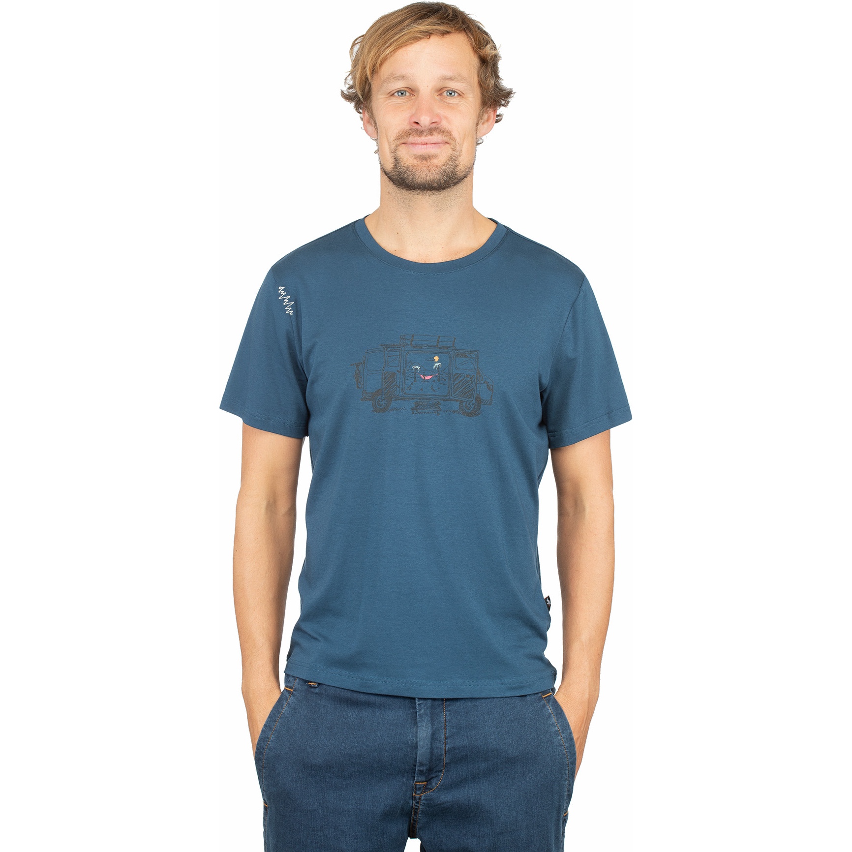 Picture of Chillaz Van Life T-Shirt Men - dark blue