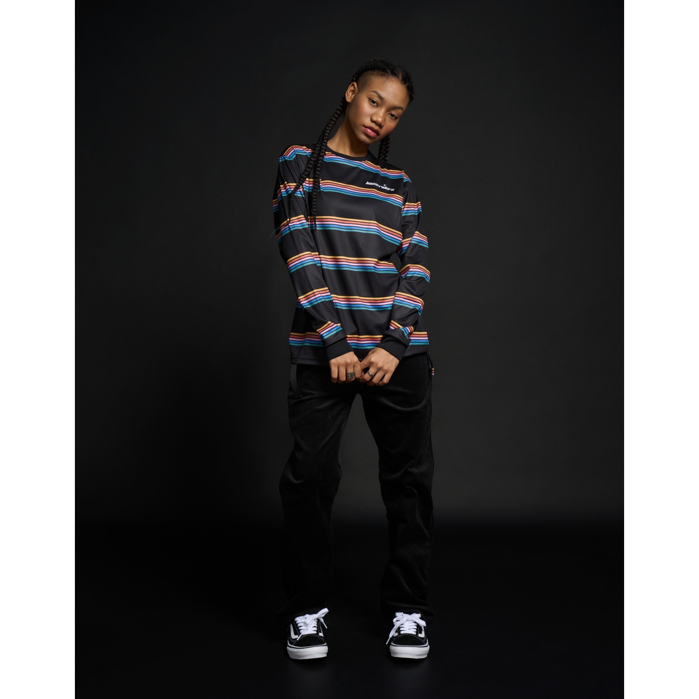 Loose Riders Stripes Long Sleeve Jersey Men Stripes Color