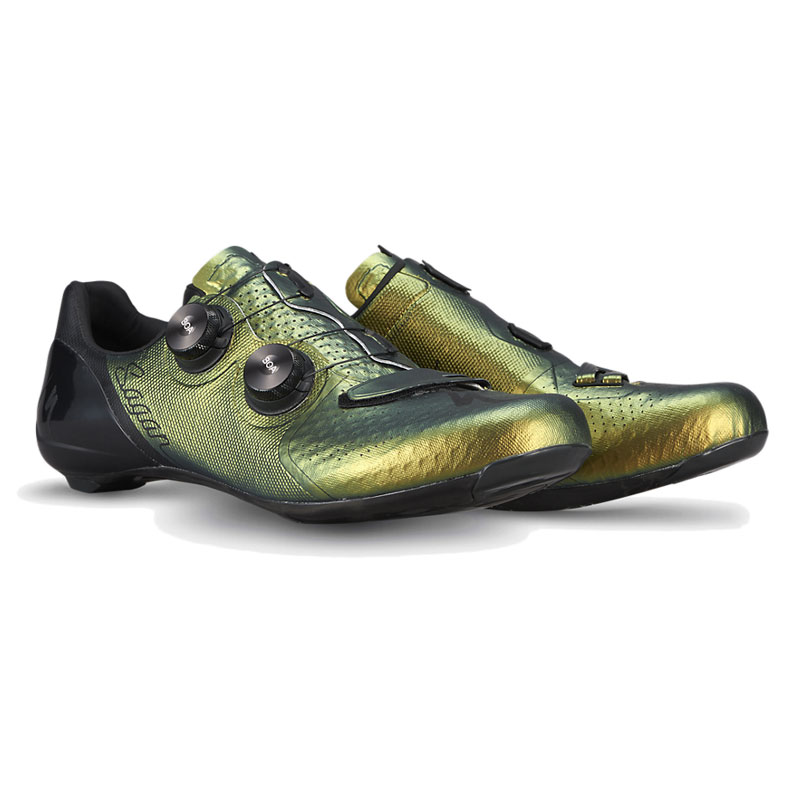 Image of Specialized S-Works 7 Road Shoes - Sagan Collection: Deconstructivism - Green