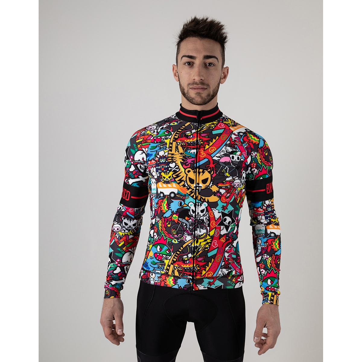 Tiger Long Sleeve Cycling Jersey for Men