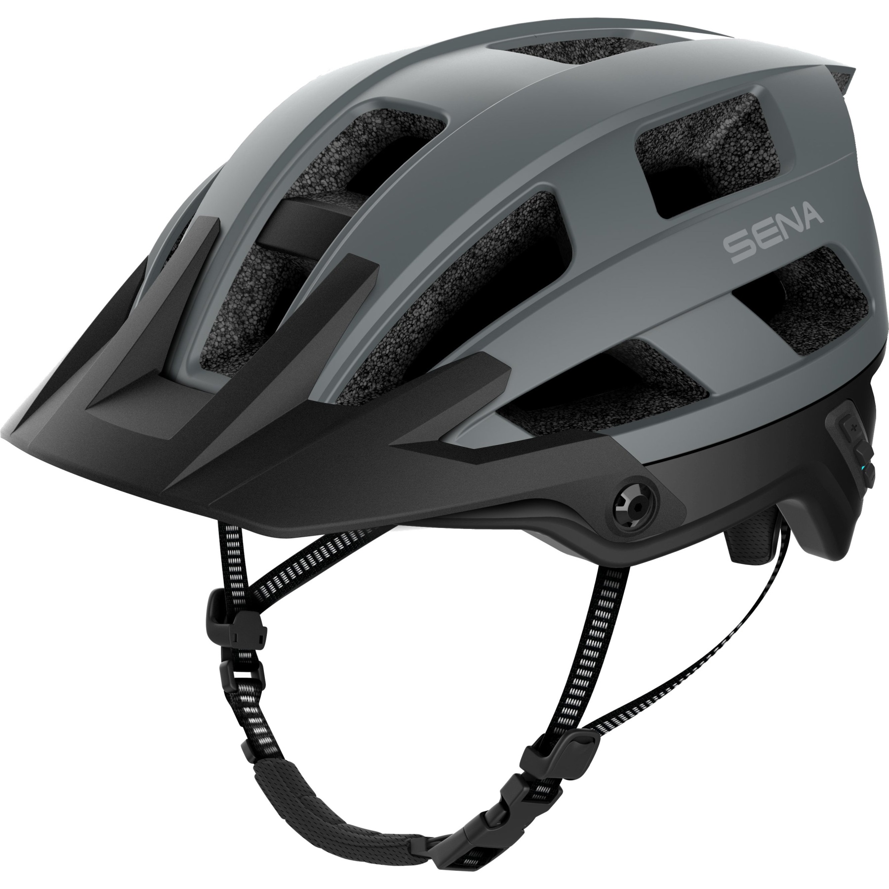 Picture of SENA M1 Smart MTB Helmet - without FM Radio - Matte Gray