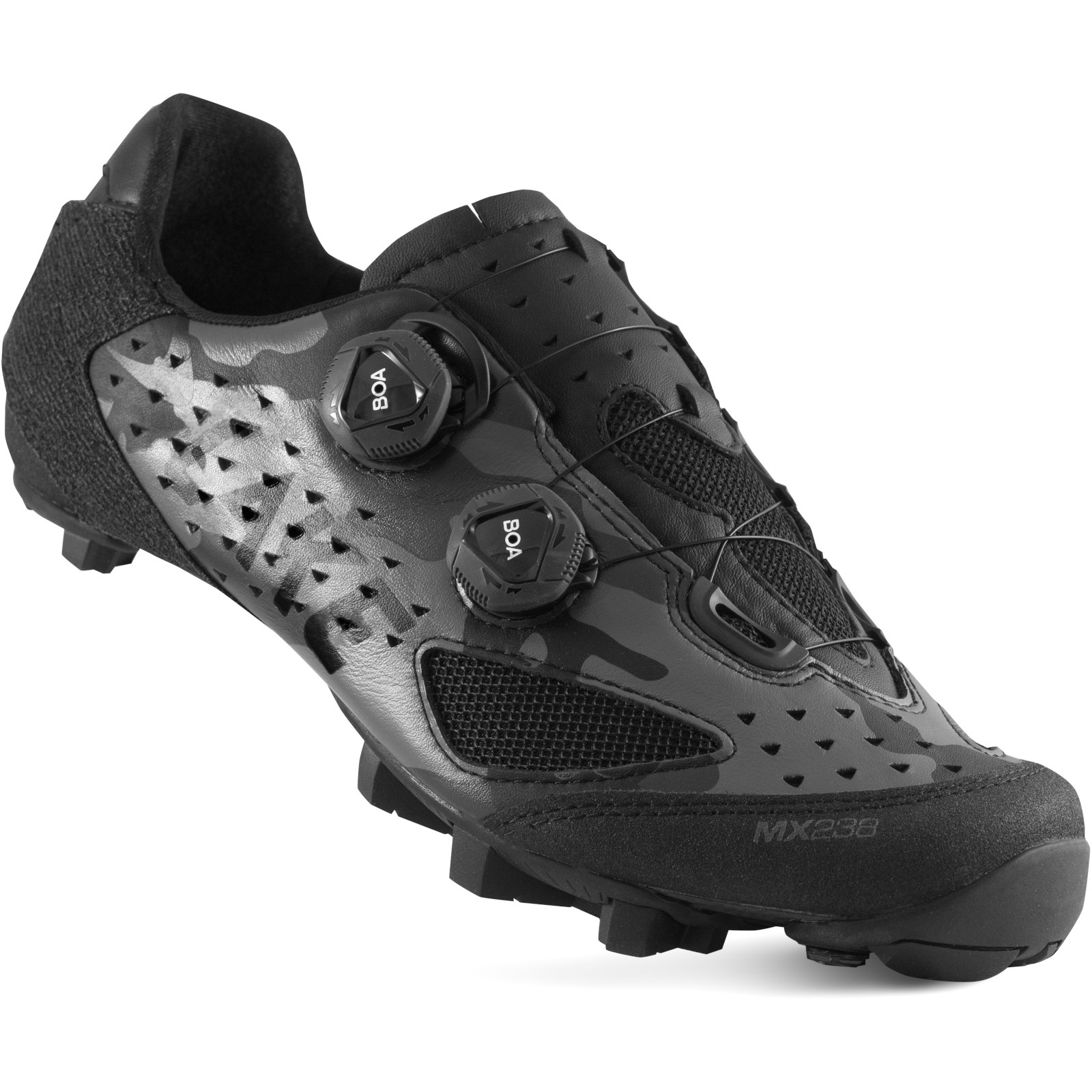 Picture of Lake MX238-X Wide MTB Shoes - black camo