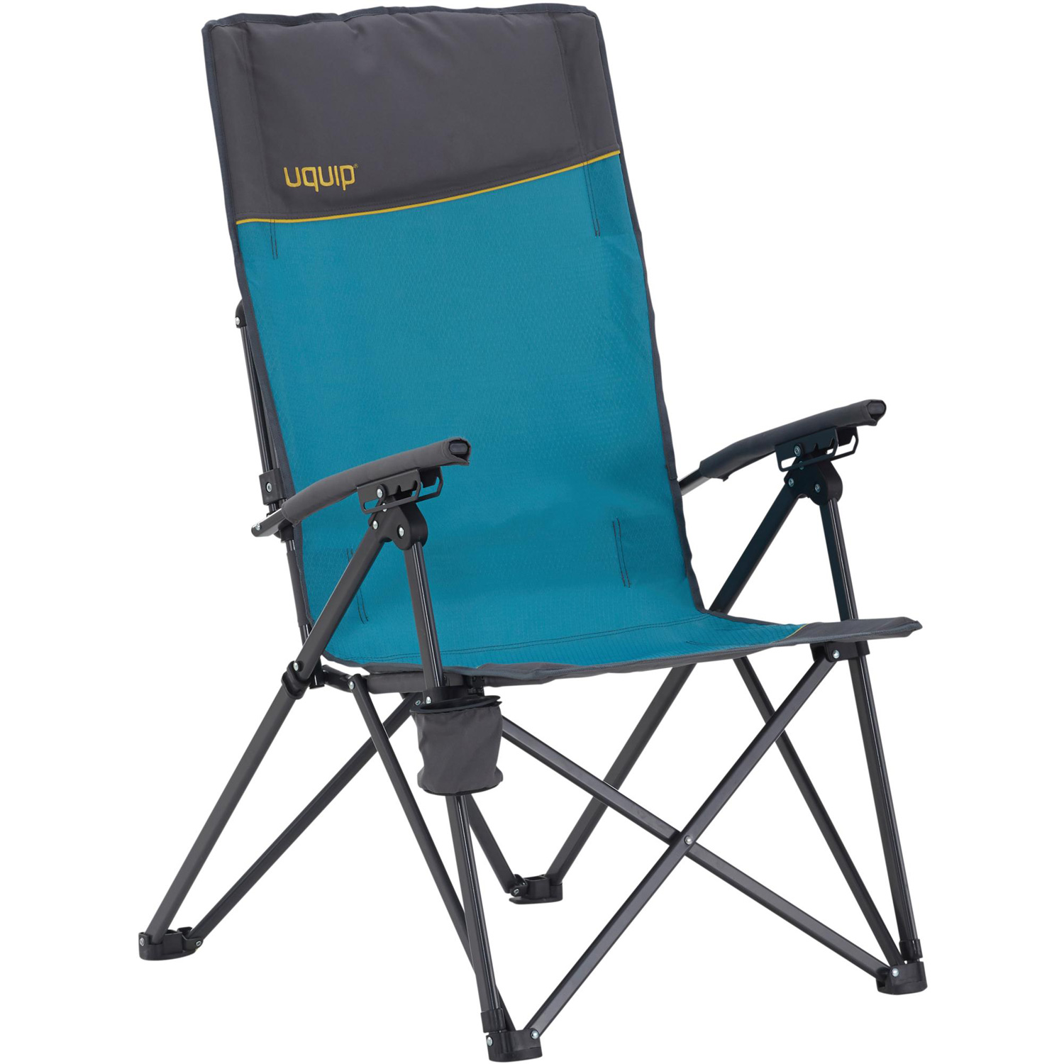 Image of Uquip Becky Folding Chair - petrol/grey