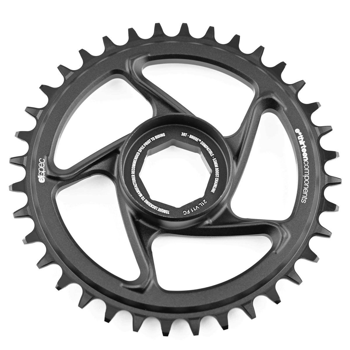Image of e*thirteen e*spec Direct Mount Chainring for Brose S Mag - black