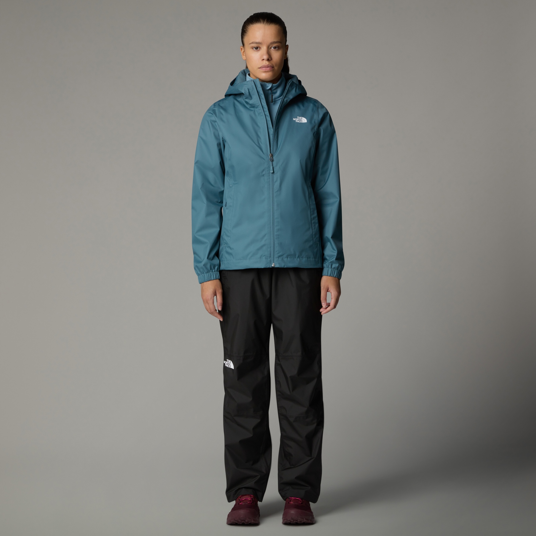 ★THE NORTH FACE★ NJ3BQ90A WOMEN'S QUEST JACKET_SMOKE BLUE The North Face Quest Hooded Jacket Women - Stormy Blue | BIKE24