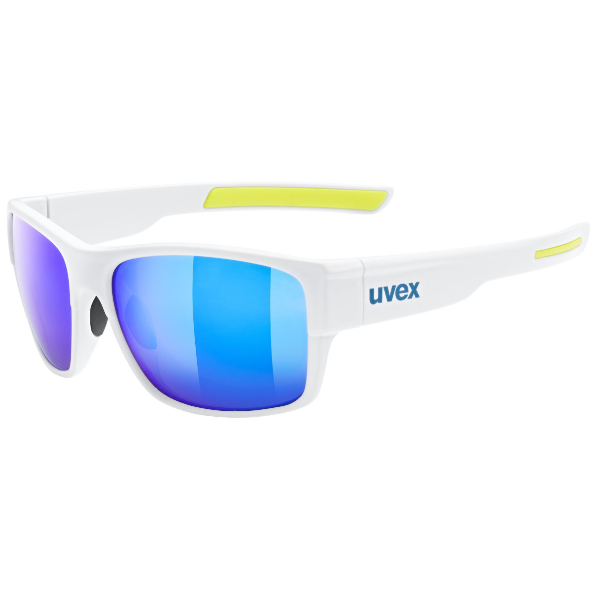 Produktbild von Uvex esntl urban Brille - white matt/mirror blue