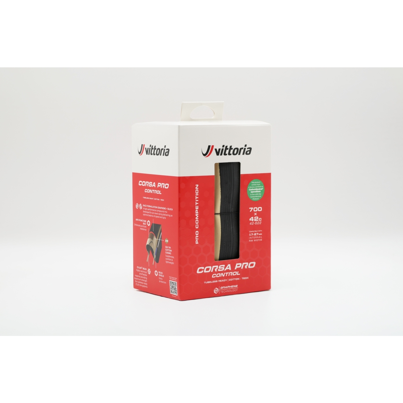 Vittoria Corsa Pro Control Folding Tire - TLR (Tubeless Ready