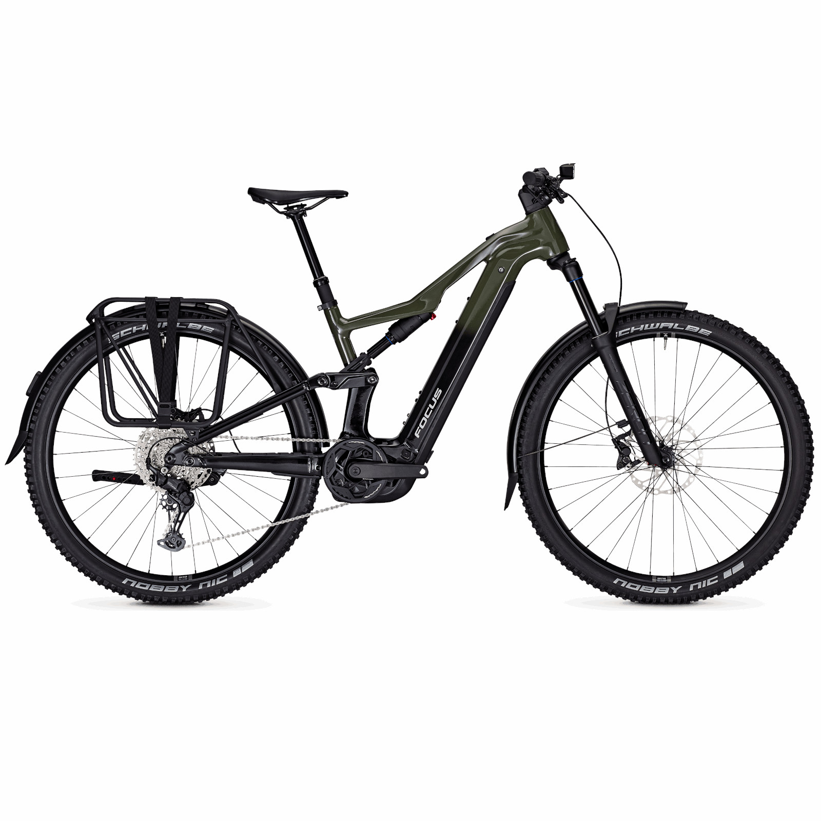 Produktbild von FOCUS THRON² 6.7 EQP - 600Wh E-Mountainbike - 2025 - Urbangreen / Magicblack
