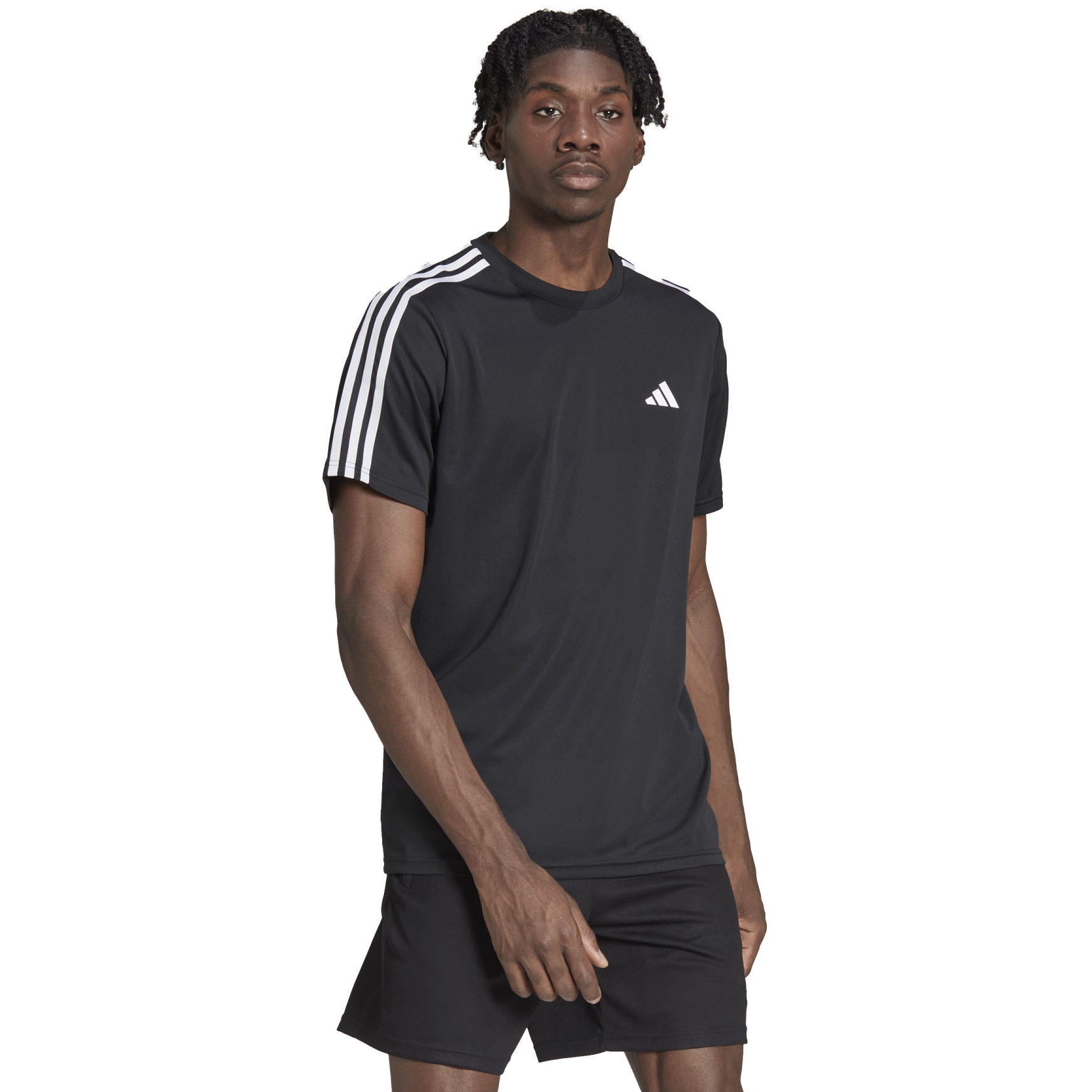 adidas Train Essentials T-Shirt Men - black/white IB8150 | BIKE24