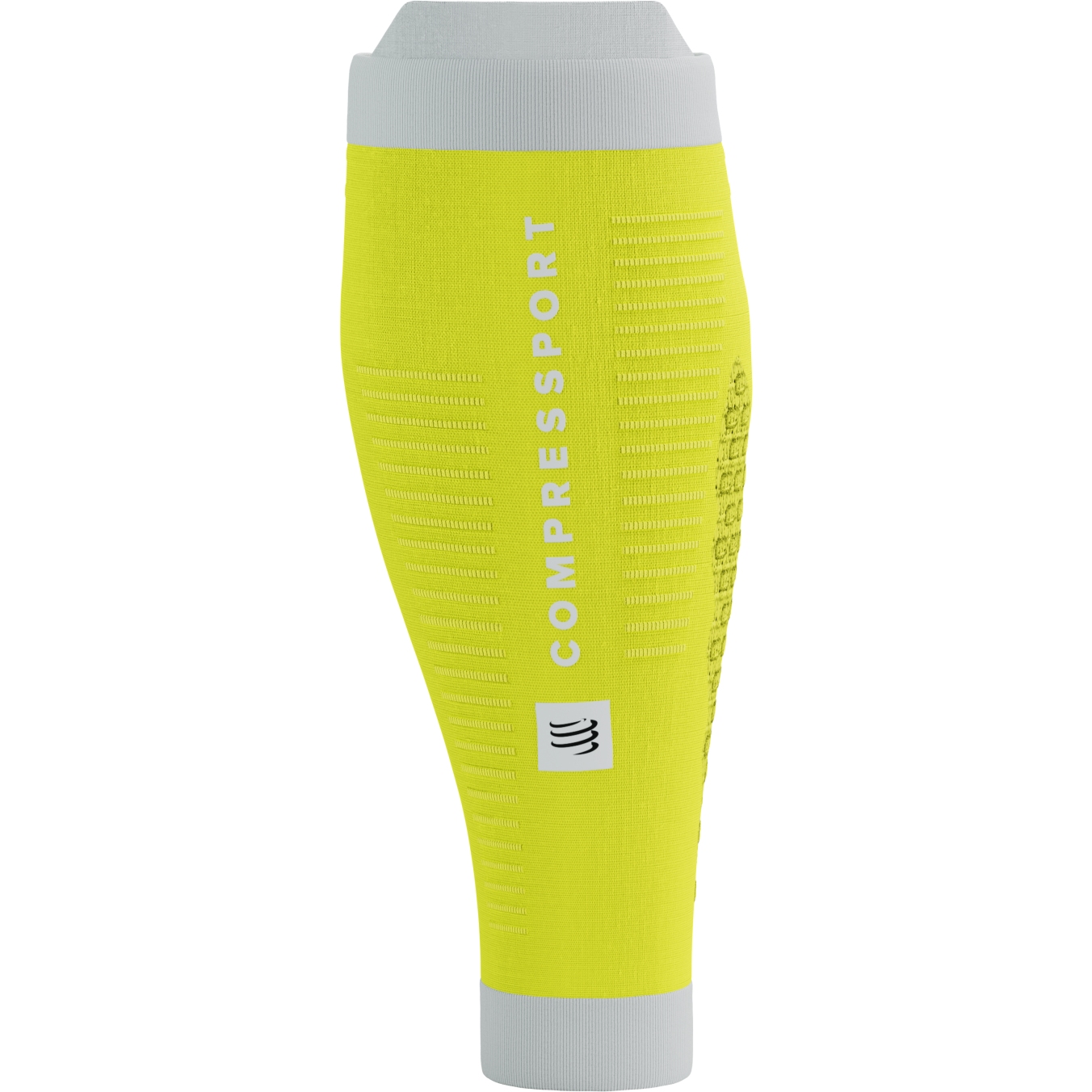 Compressport R2 Oxygen Logo Compression Calf Sleeves - White