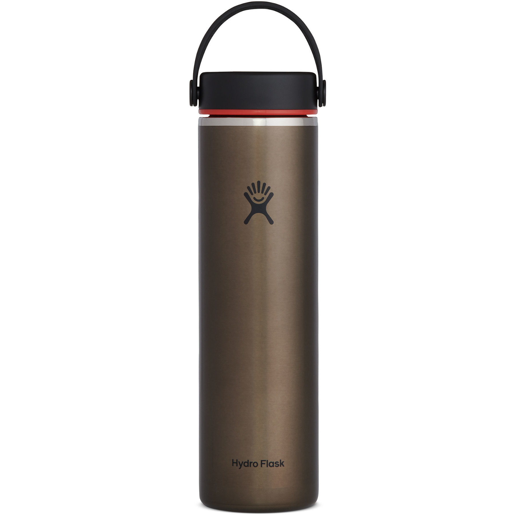 Productfoto van Hydro Flask 24 oz Lightweight Wide Mouth Trail Series - Insulated Bottle - 710 ml - Obsidian