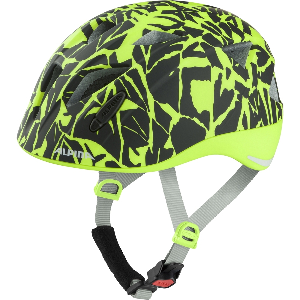 Picture of Alpina Ximo L.E. Kids Bike Helmet - black-neon sparkle matt