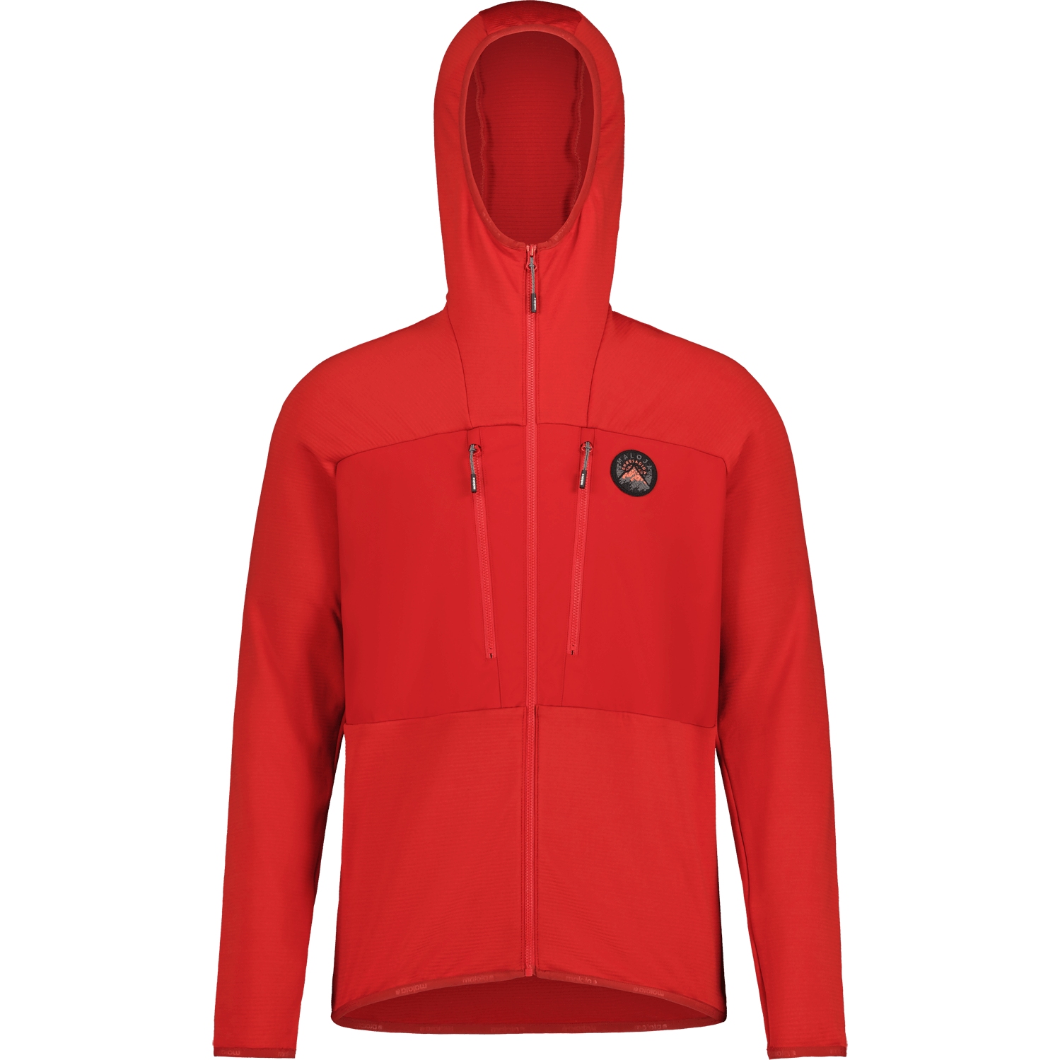 Picture of Maloja MoosM. Mountain Fleece Hybrid Jacket - deep sunset 8669