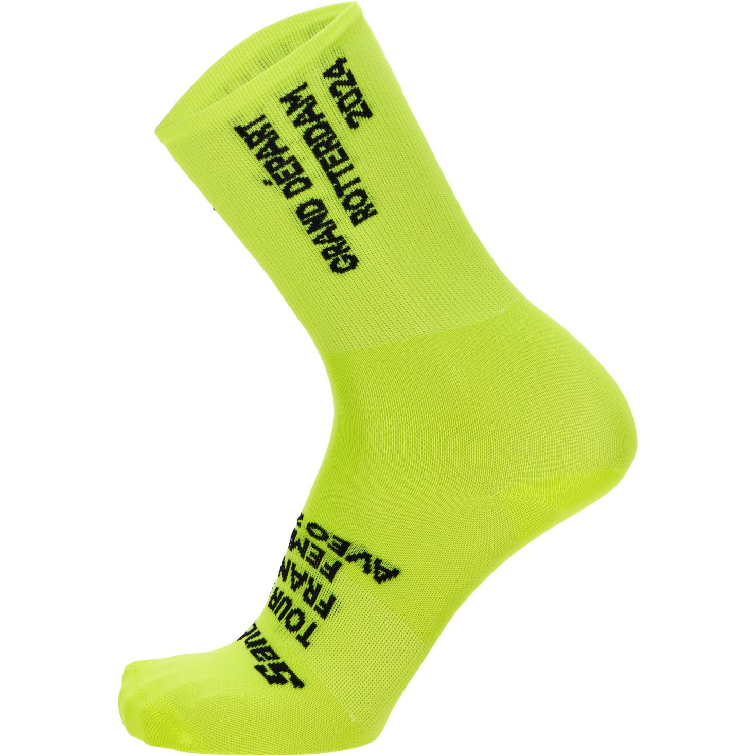 Produktbild von Santini Rotterdam Socken Damen - Tour de France™ Femmes avec Zwift 2024 - RE652HPROTD - flashy yellow GF