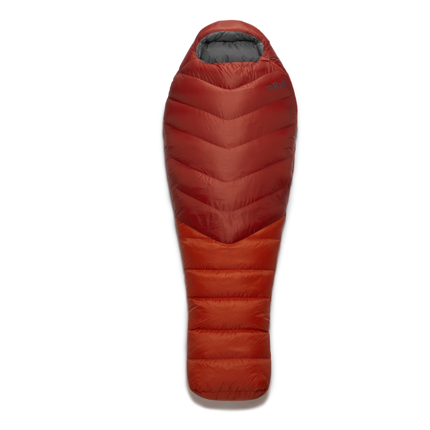 Picture of Rab Alpine 600 Down Sleeping Bag - Zipper left - red clay