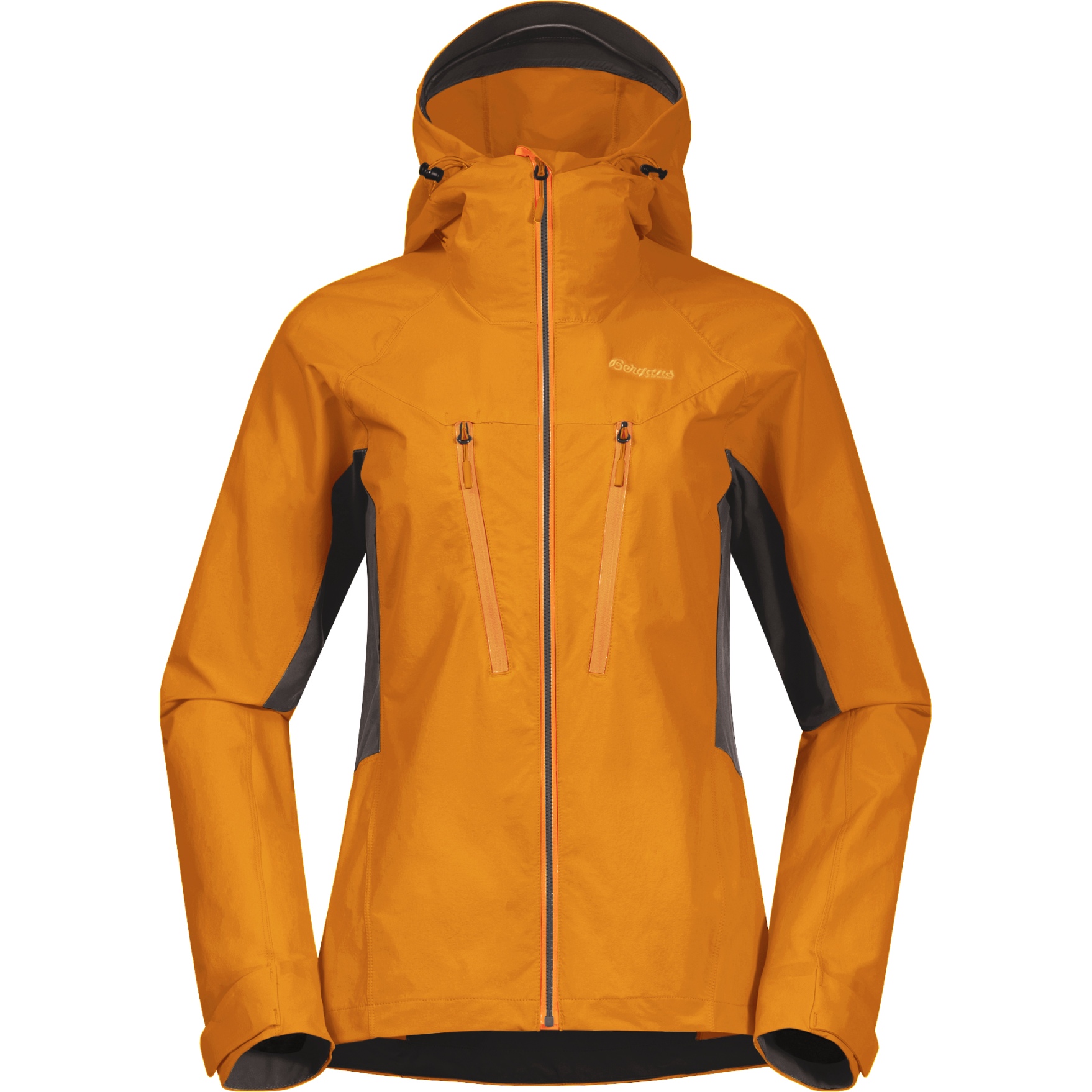Picture of Bergans Cecilie Mountain Softshell Jacket Women - cloudberry yellow/solid dark grey